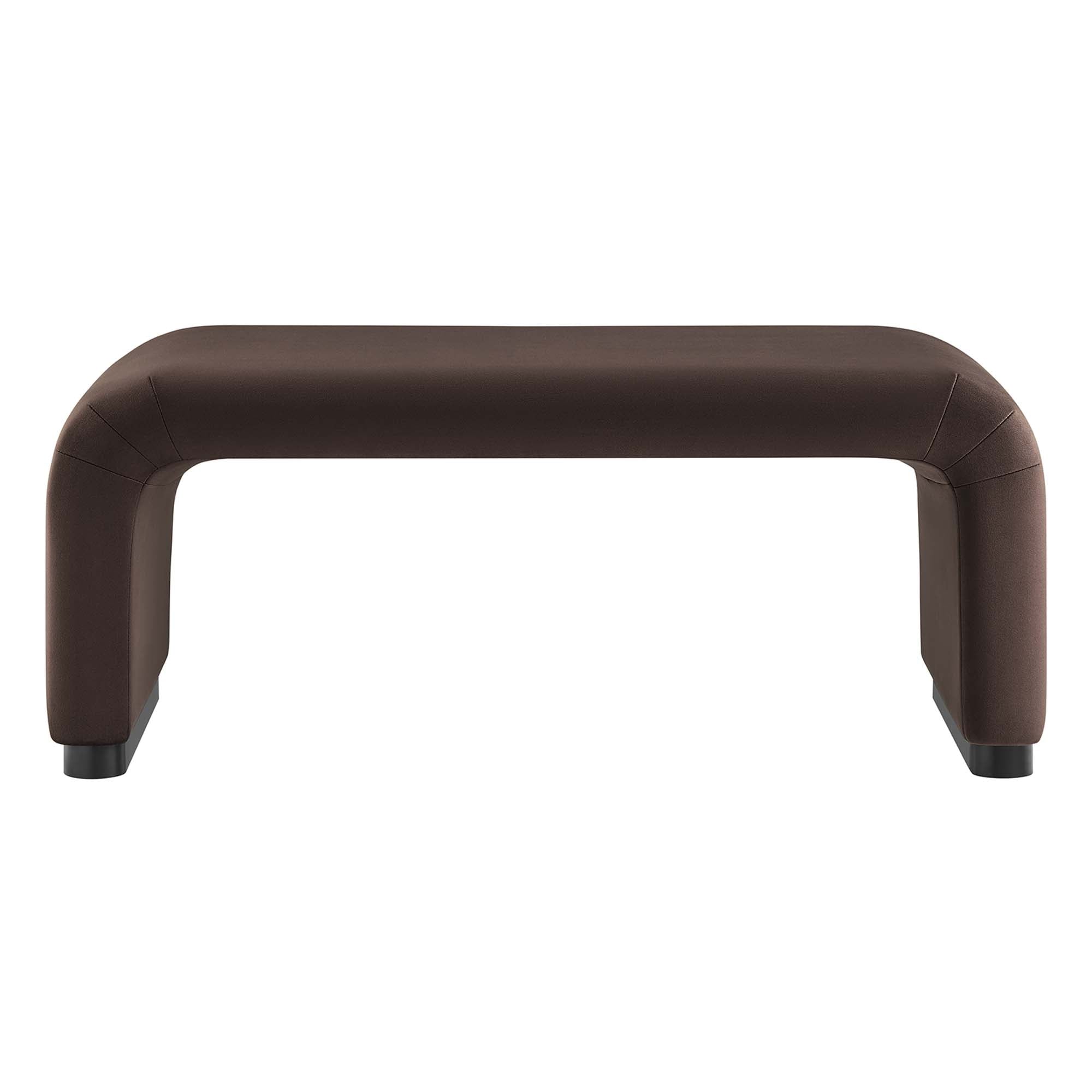 Koda Performance Velvet Waterfall Ottoman view 8