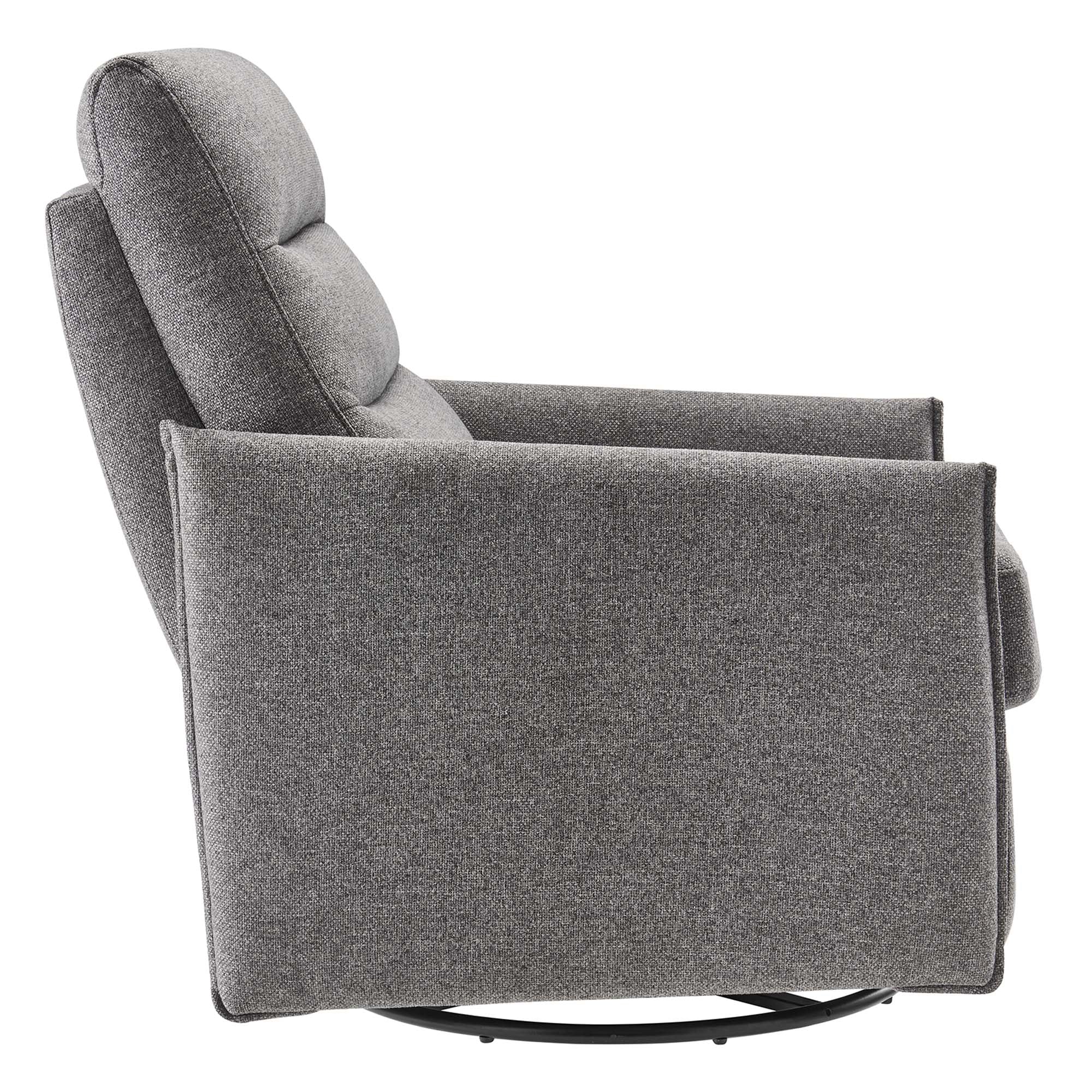 Etta Upholstered Fabric Lounge Chair view 6