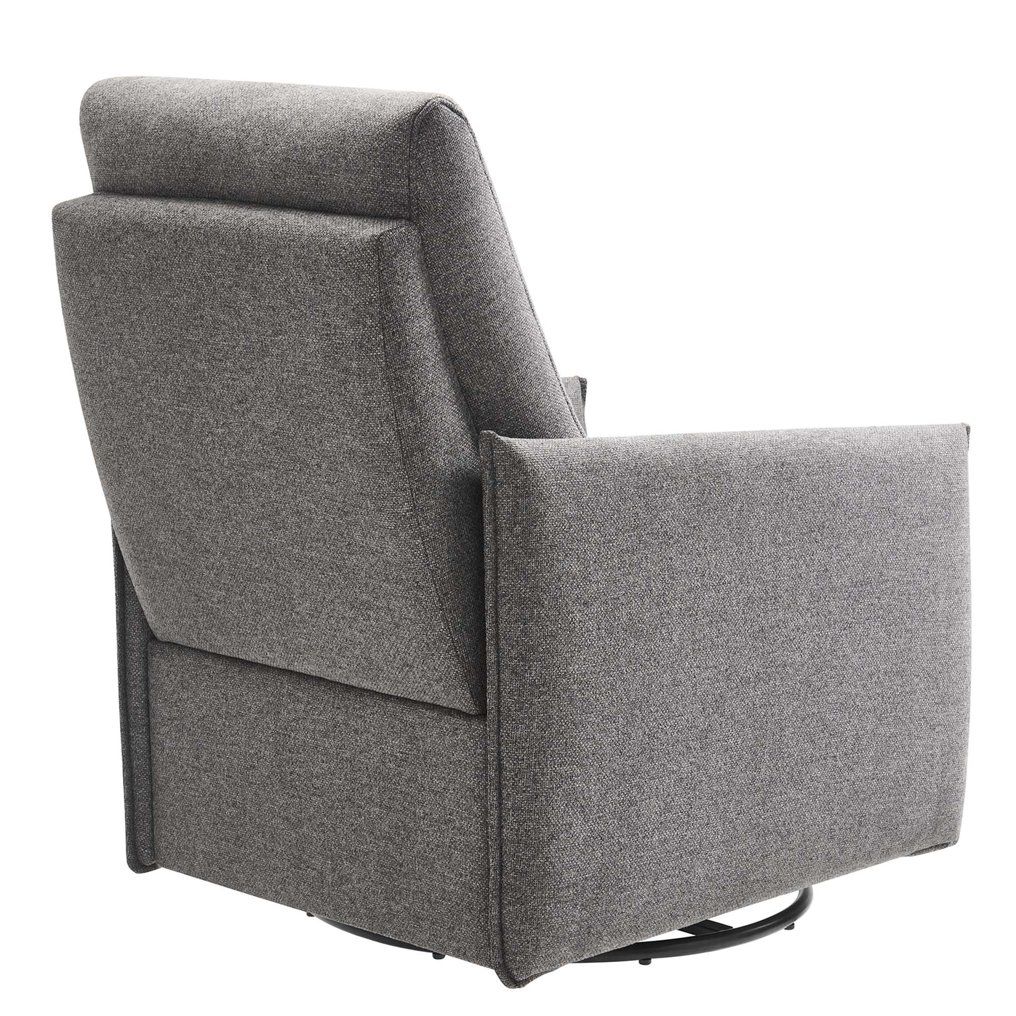 Etta Upholstered Fabric Lounge Chair view 7