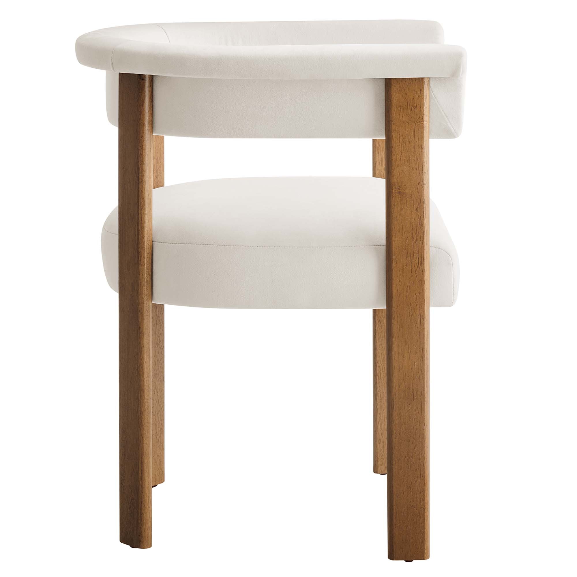 Imogen Performance Velvet Barrel Dining Chairs – Set of 2 view 8