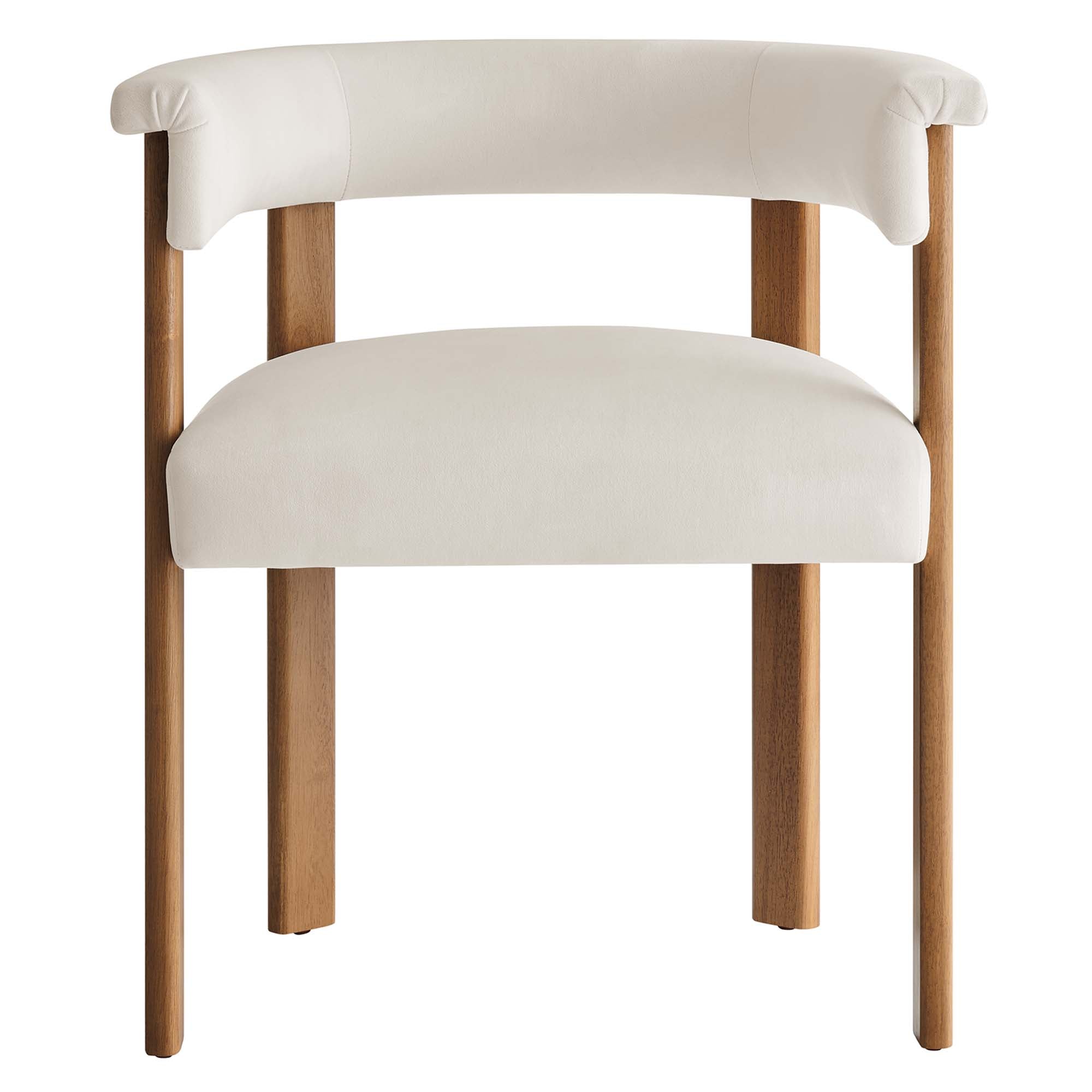 Imogen Performance Velvet Barrel Dining Chairs - Set of 2 - Image 10