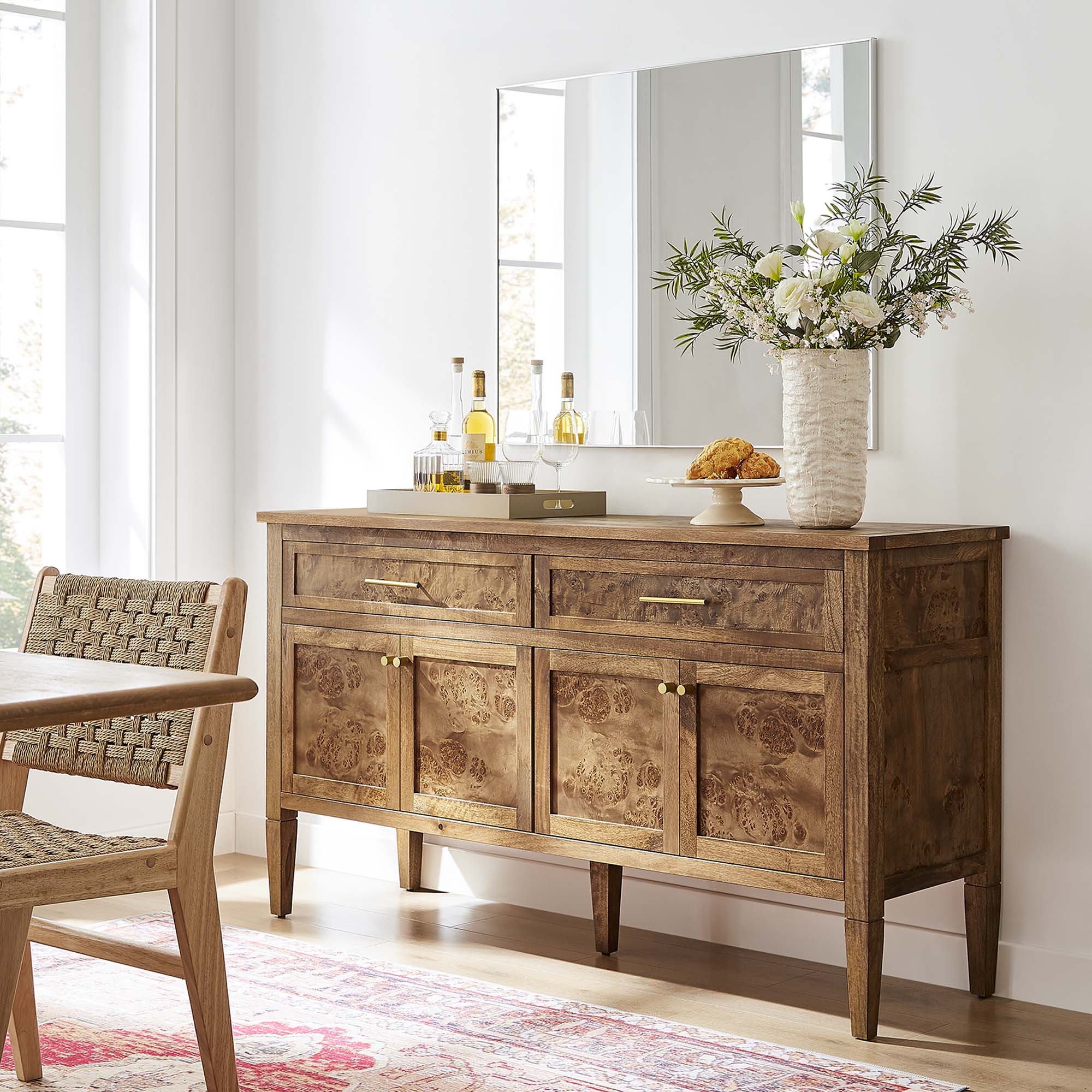 Elysian 62″ Wood Sideboard view 2