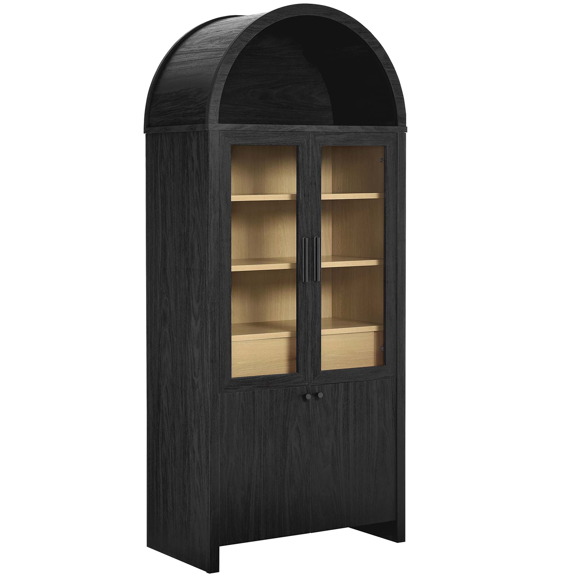 Evie Arched Tall Display Cabinet view 1