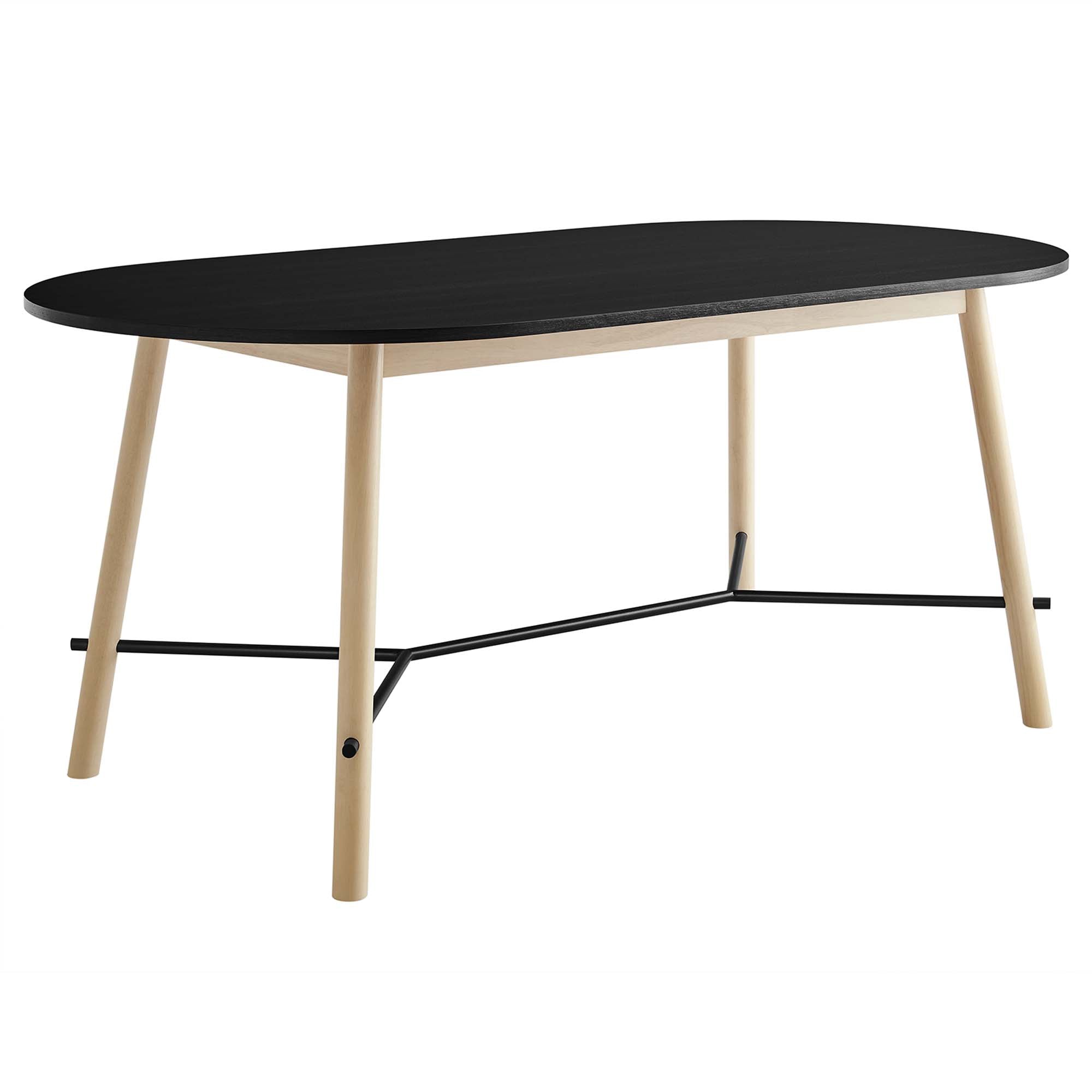 Infuse 71″ Wood Grain Dining Table view 1