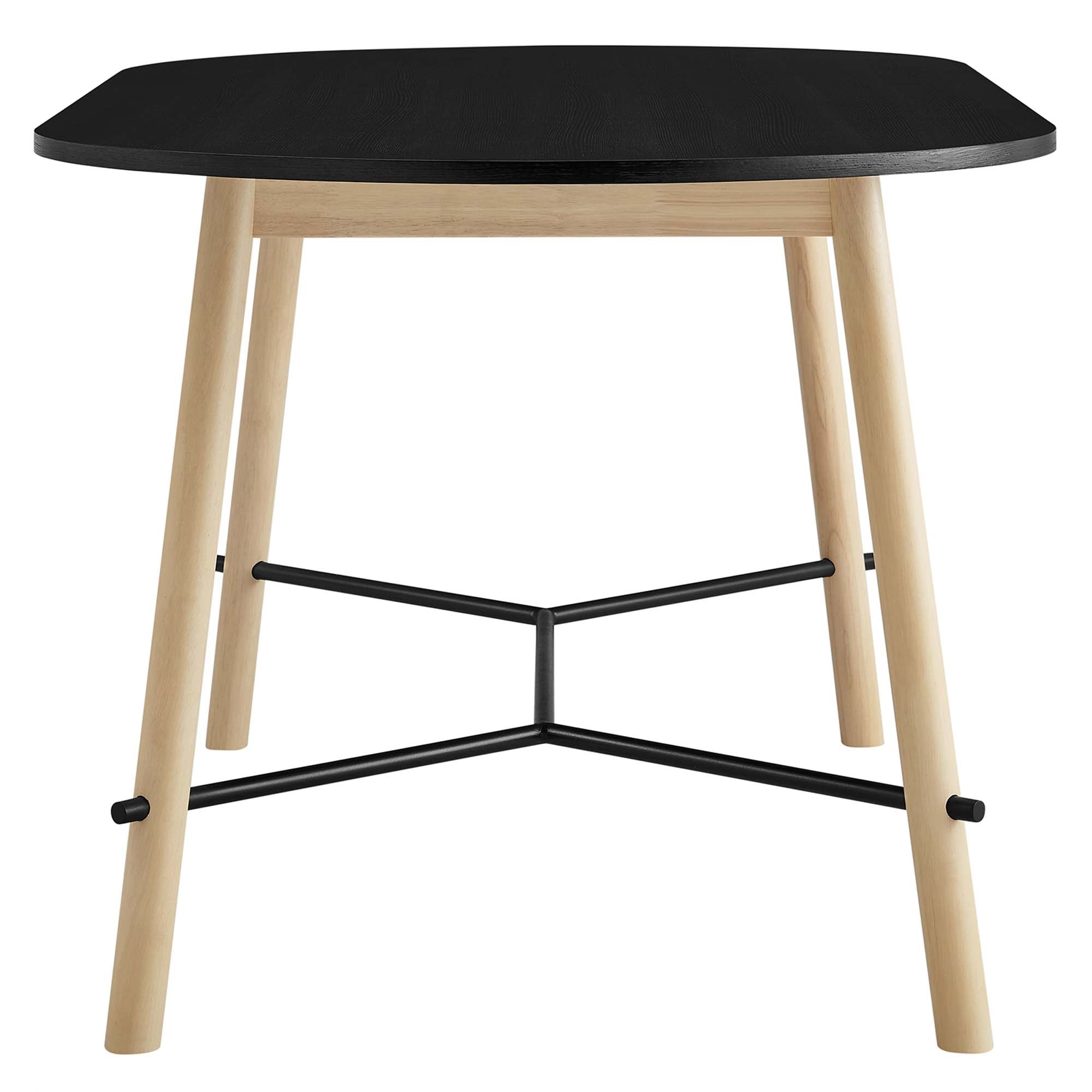 Infuse 71″ Wood Grain Dining Table view 7