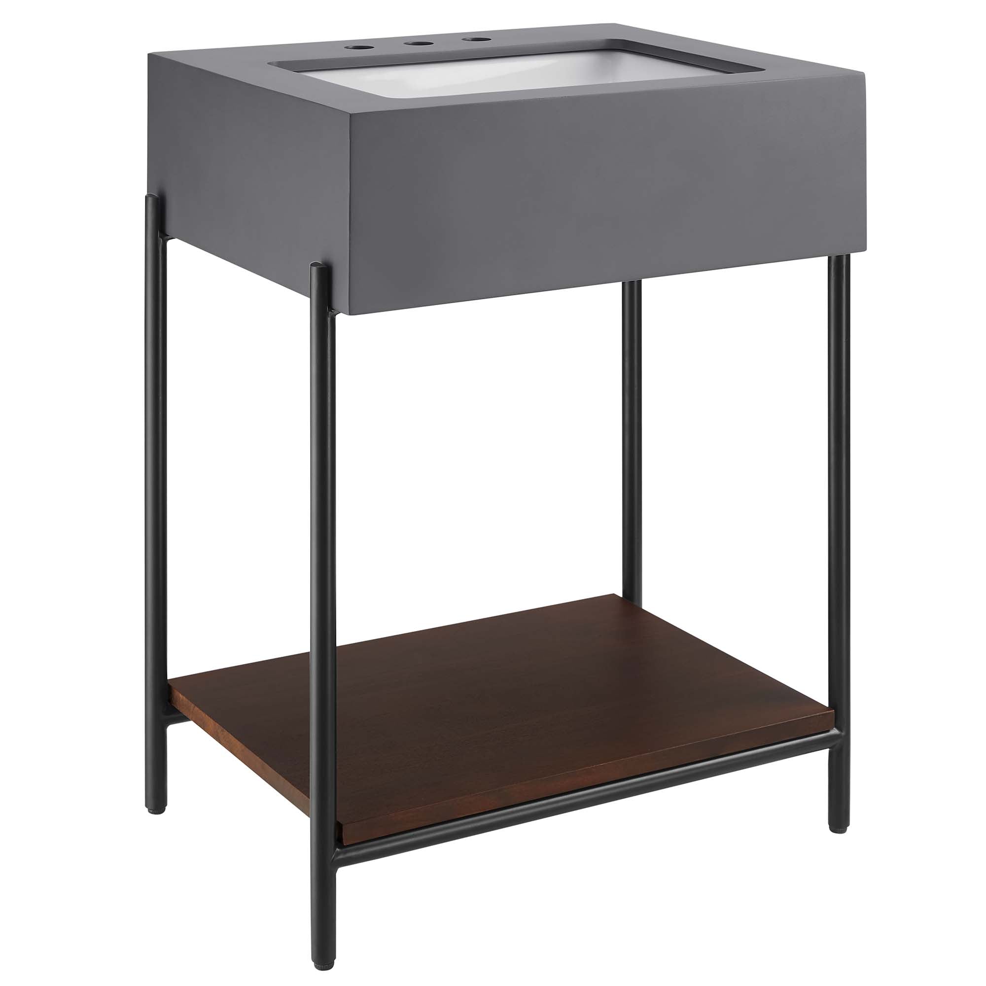 Etch 24″ Bathroom Vanity with Sink view 1
