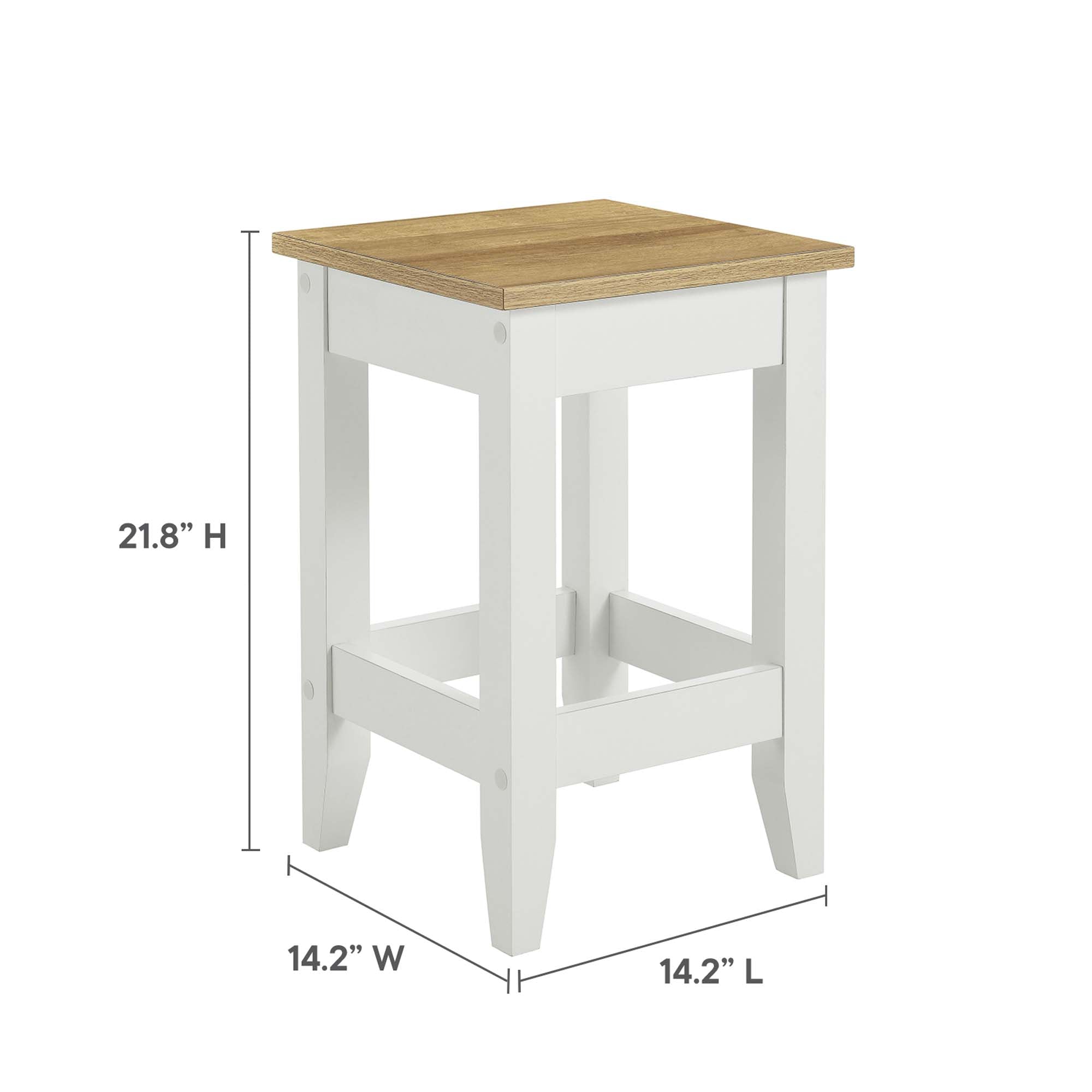 Farmstead 3-Piece Kitchen Island and Stool Set - Image 5