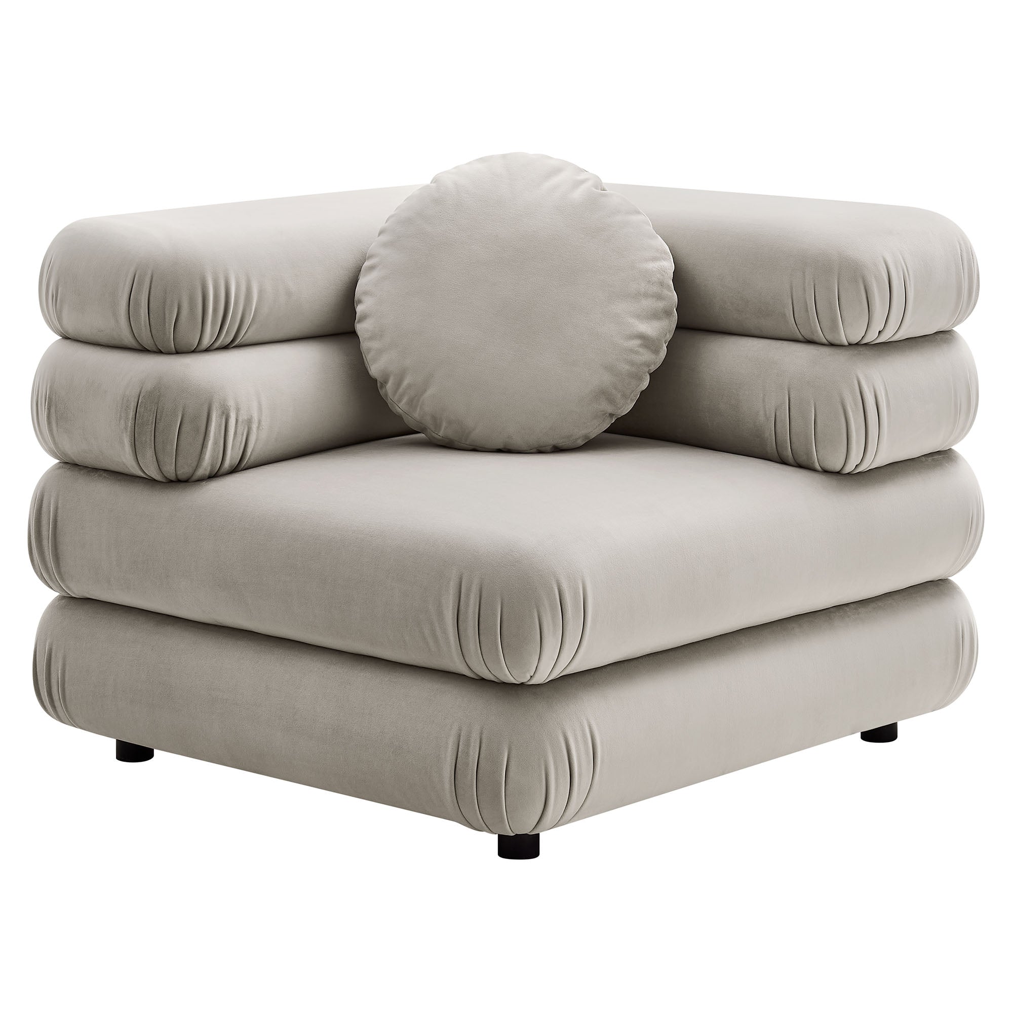 Jubilee Modular Performance Velvet Corner Chair view 1