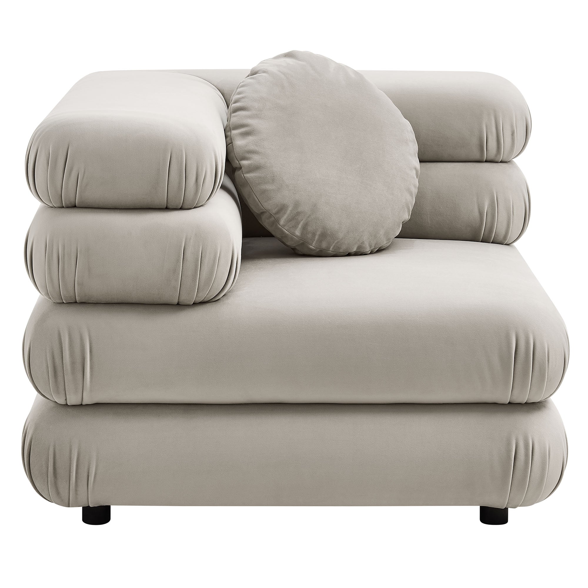 Jubilee Modular Performance Velvet Corner Chair view 8