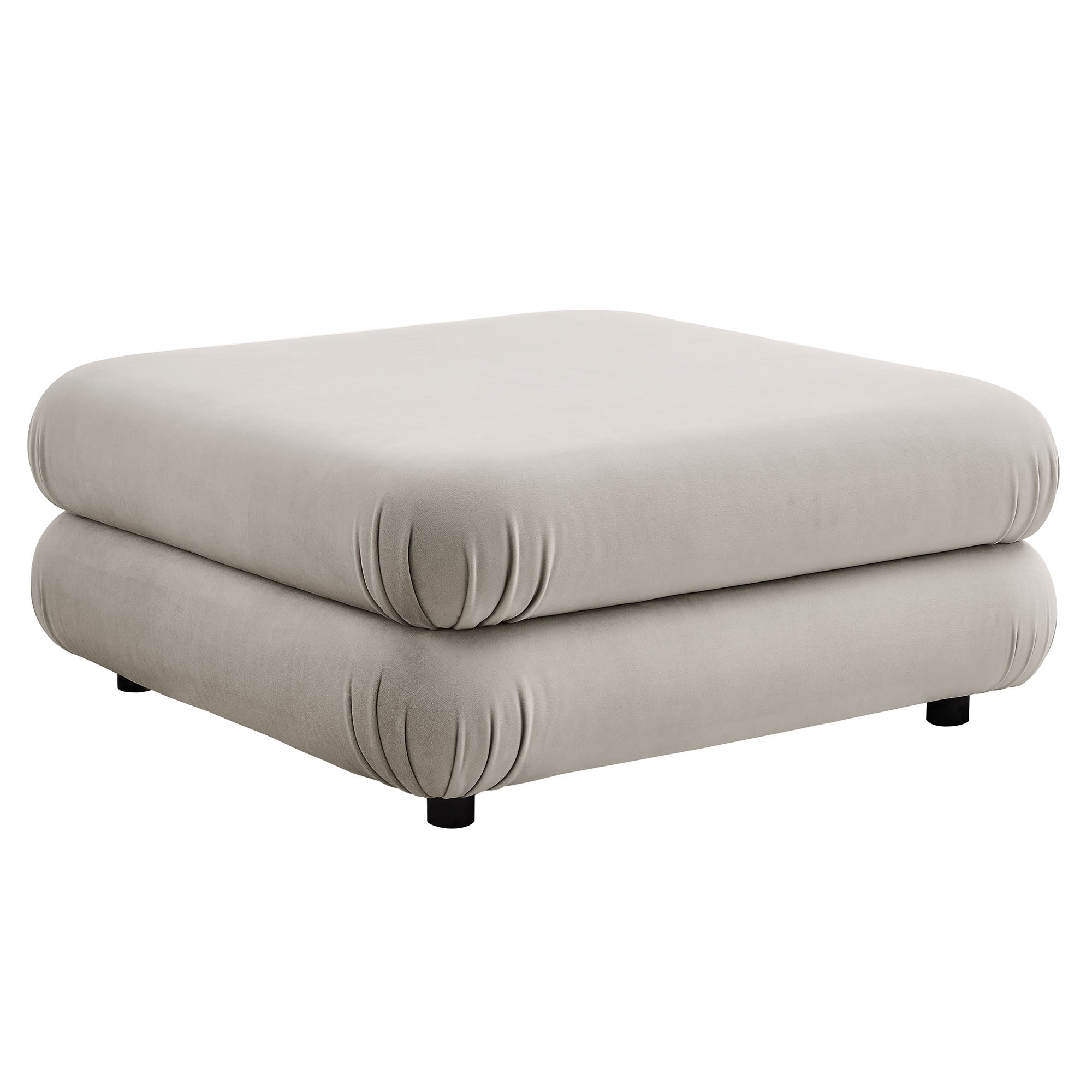 Jubilee Modular Performance Velvet Ottoman view 1
