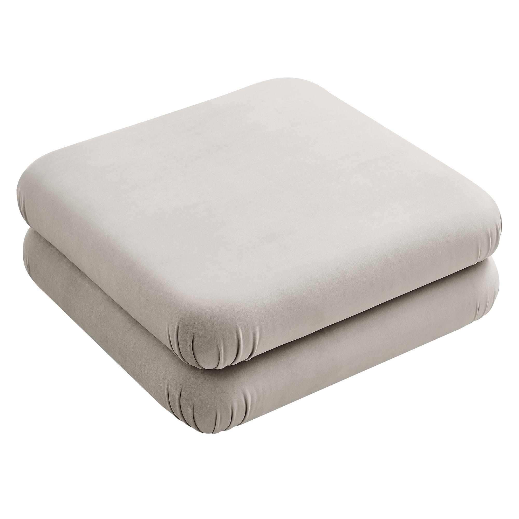 Jubilee Modular Performance Velvet Ottoman view 8