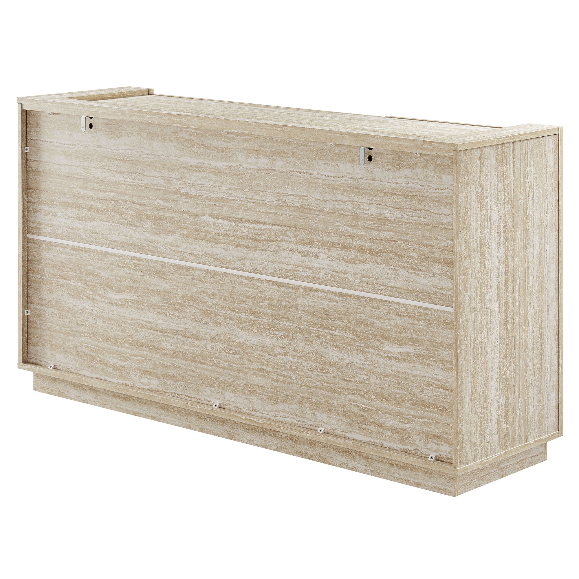 Hollis 59″ Travertine Sideboard view 8