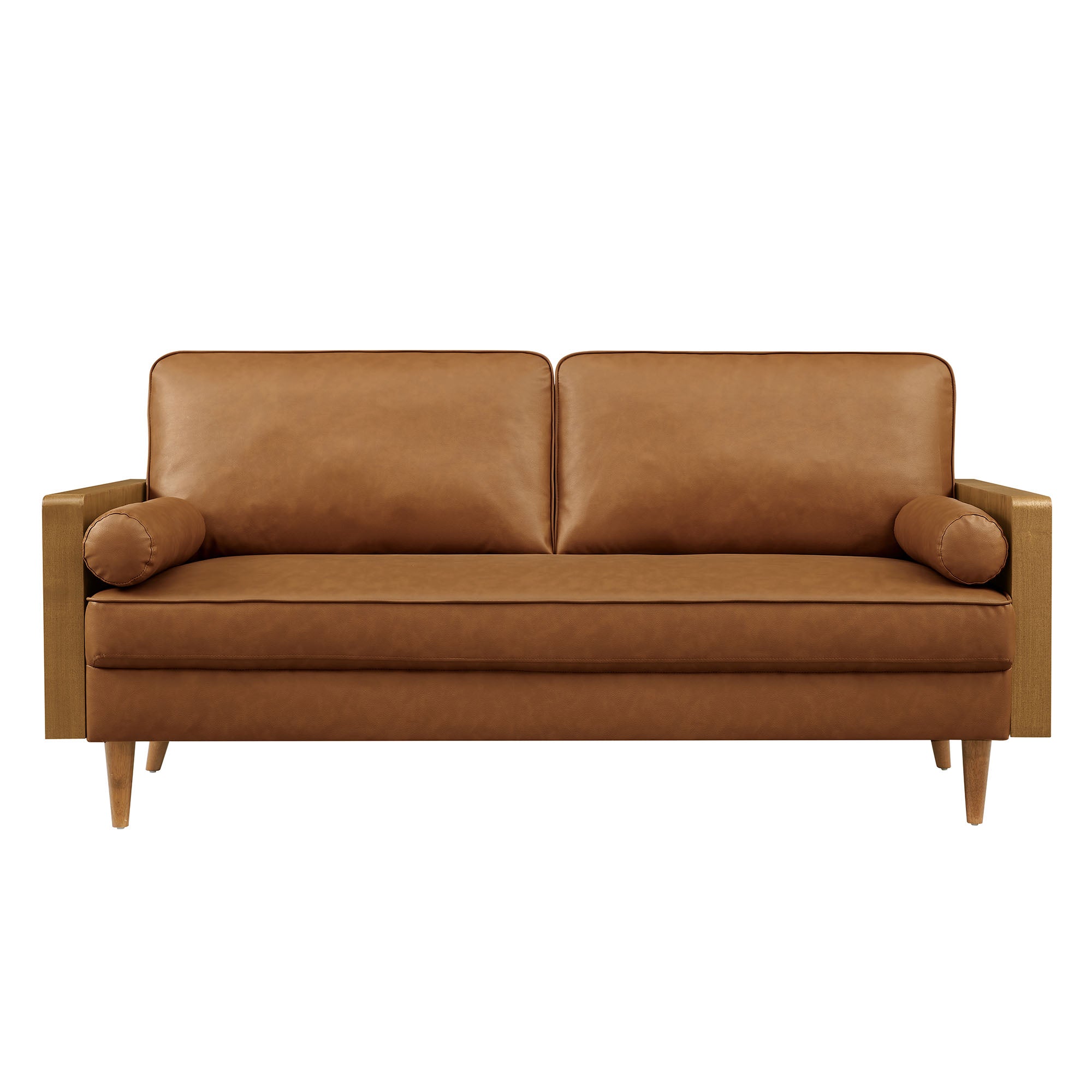 Kellan Vegan Leather Sofa view 8