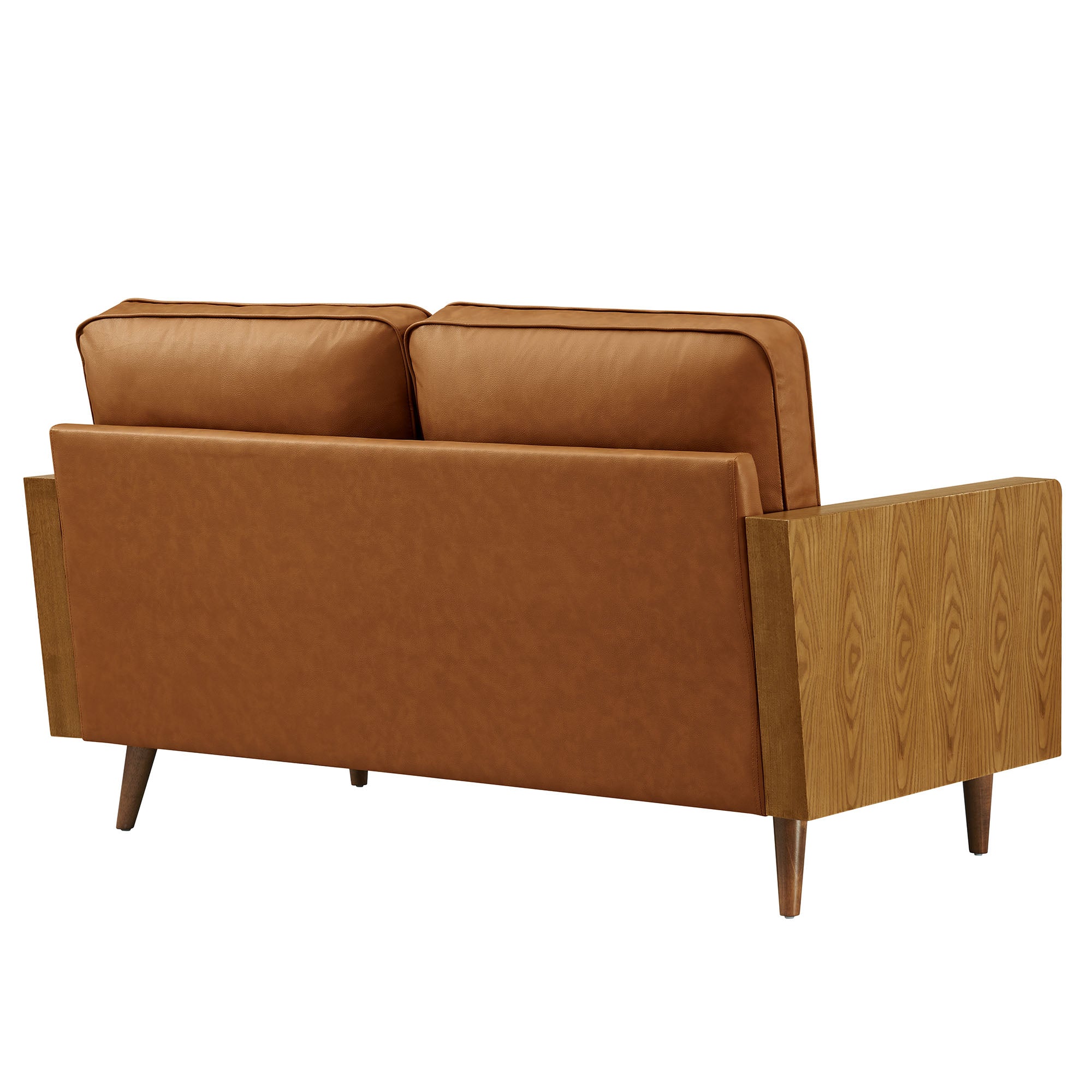 Kellan Vegan Leather Loveseat view 7