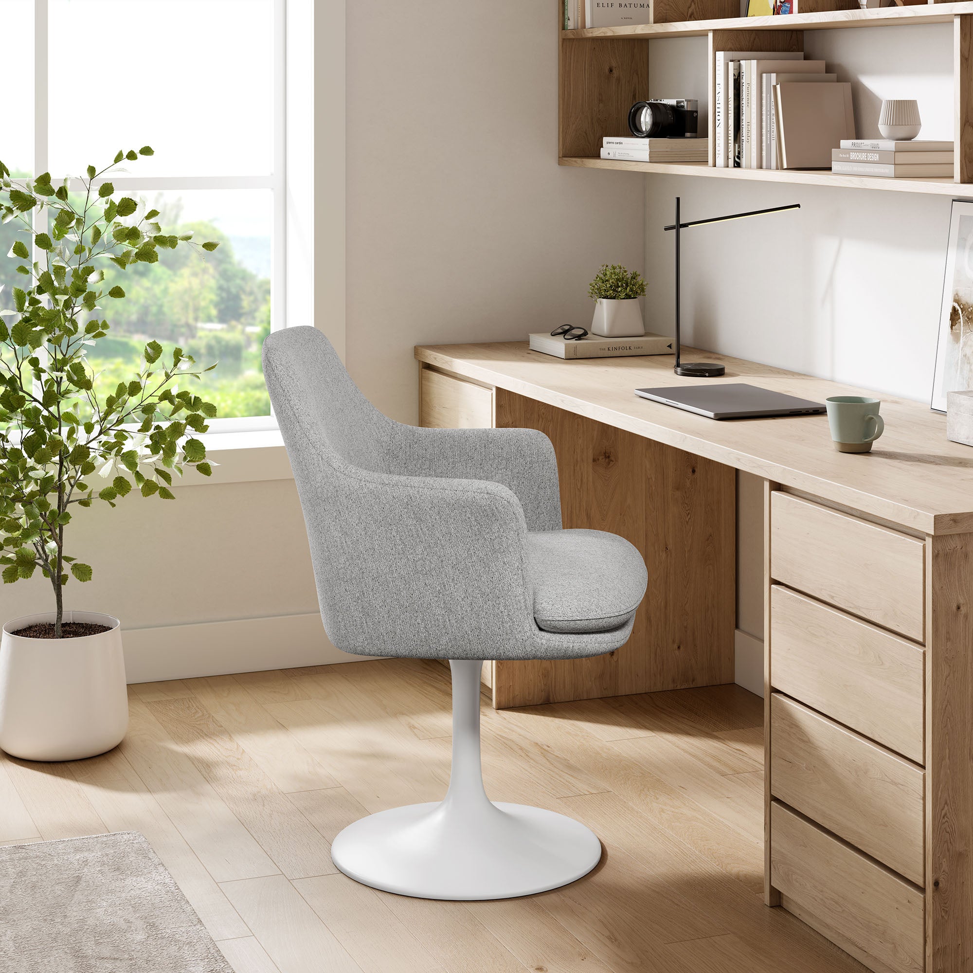 Lippa Swivel Dining Armchair view 5