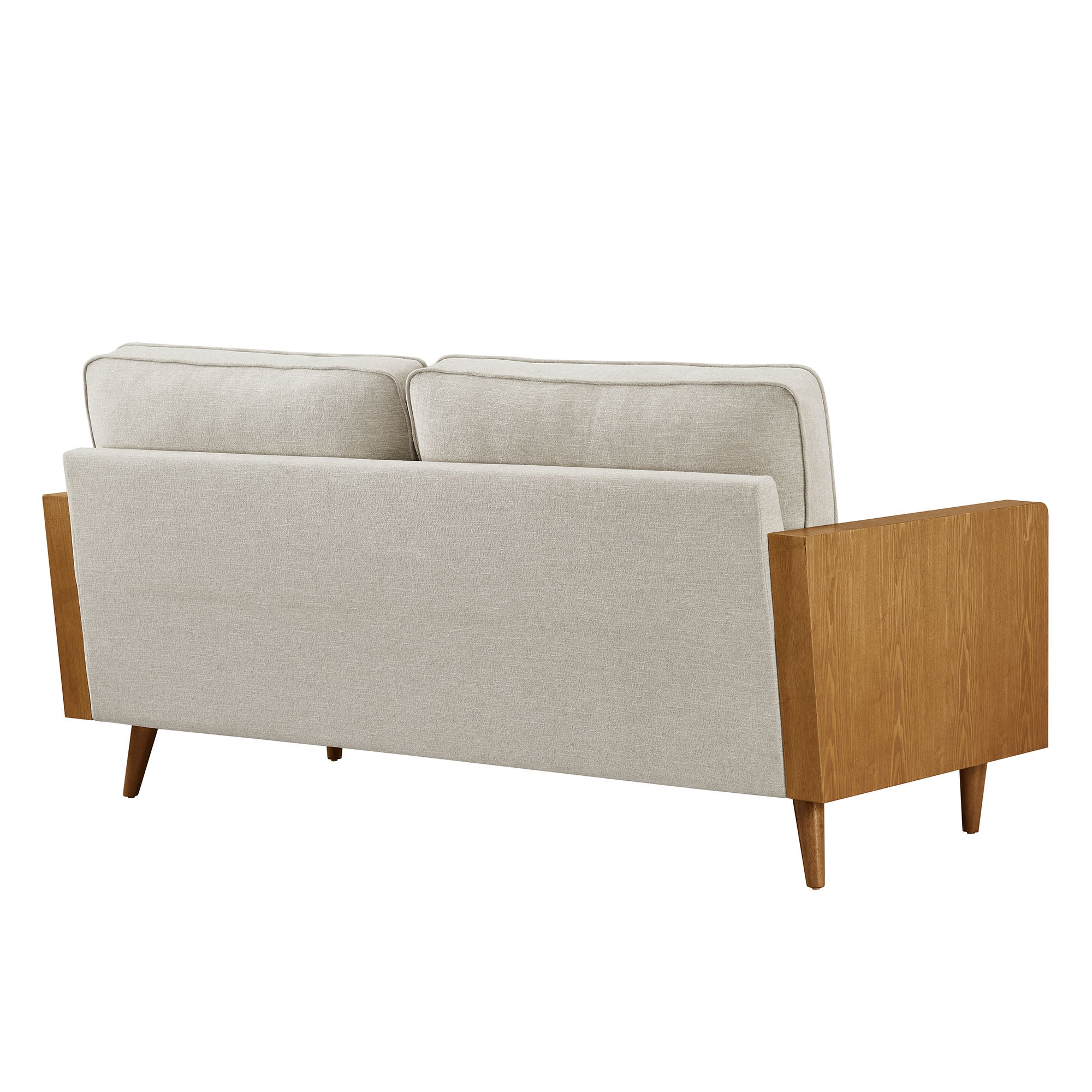 Kellan Heathered Fabric Upholstered Sofa view 7