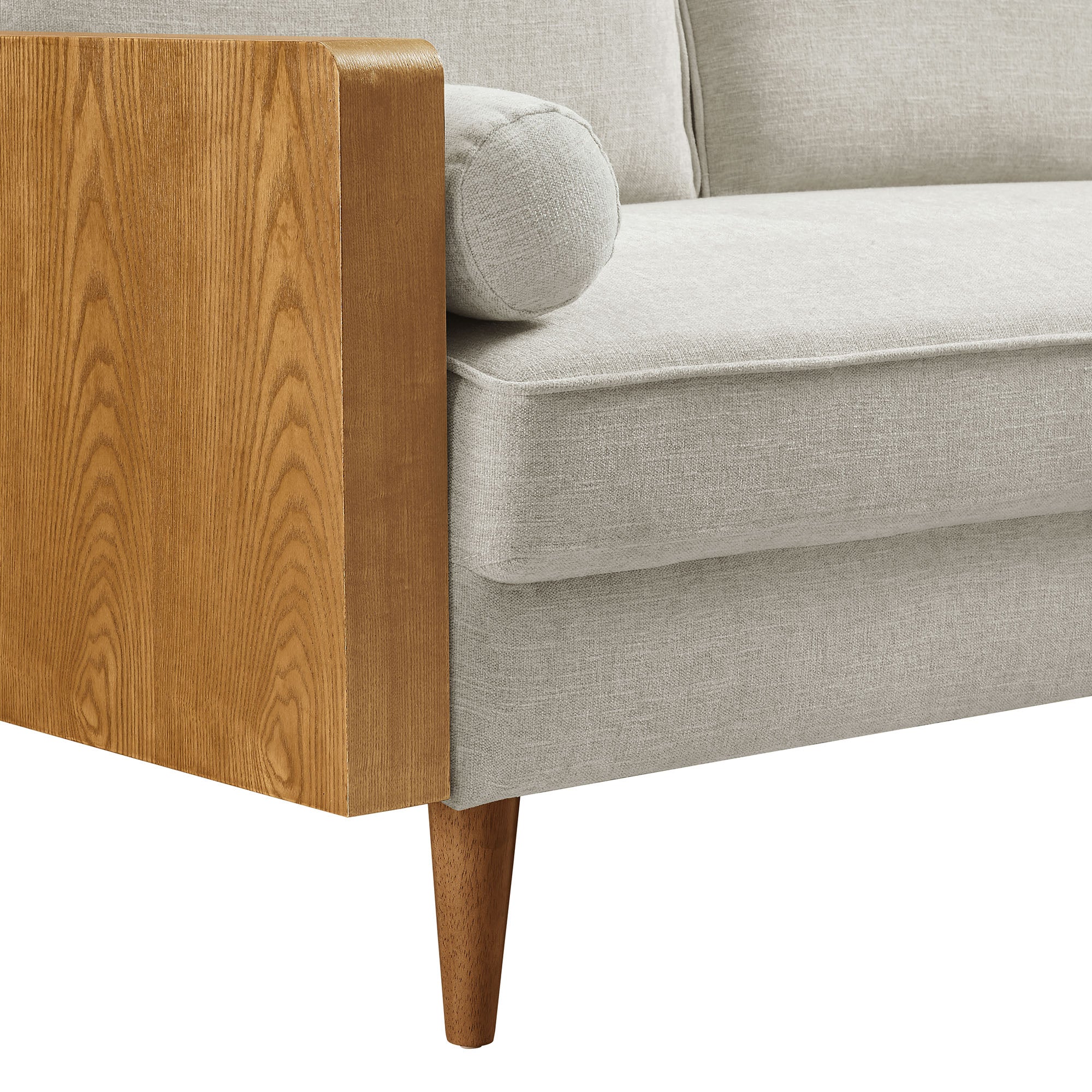 Kellan Heathered Fabric Upholstered Sofa - Image 9