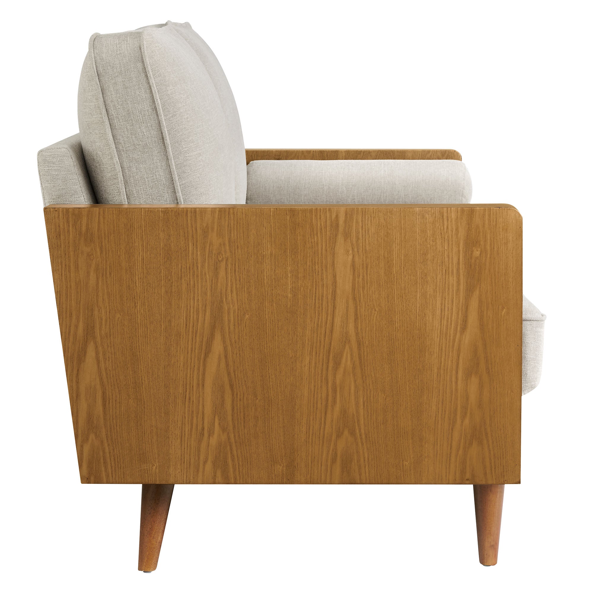 Kellan Heathered Weave Fabric Loveseat view 6