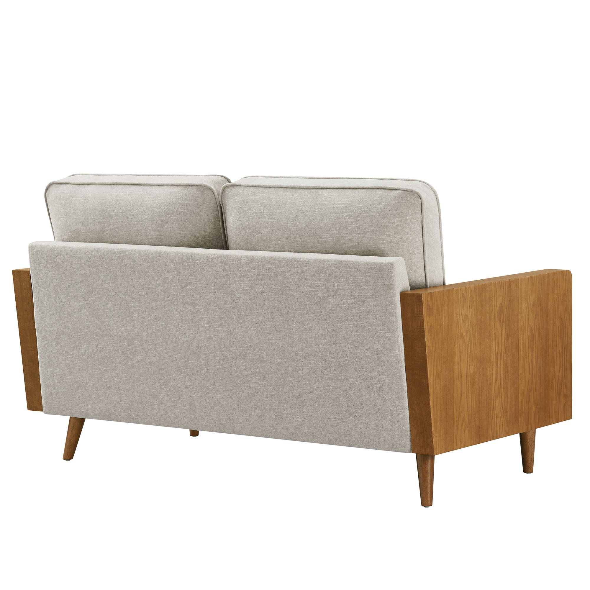 Kellan Heathered Weave Fabric Loveseat view 7