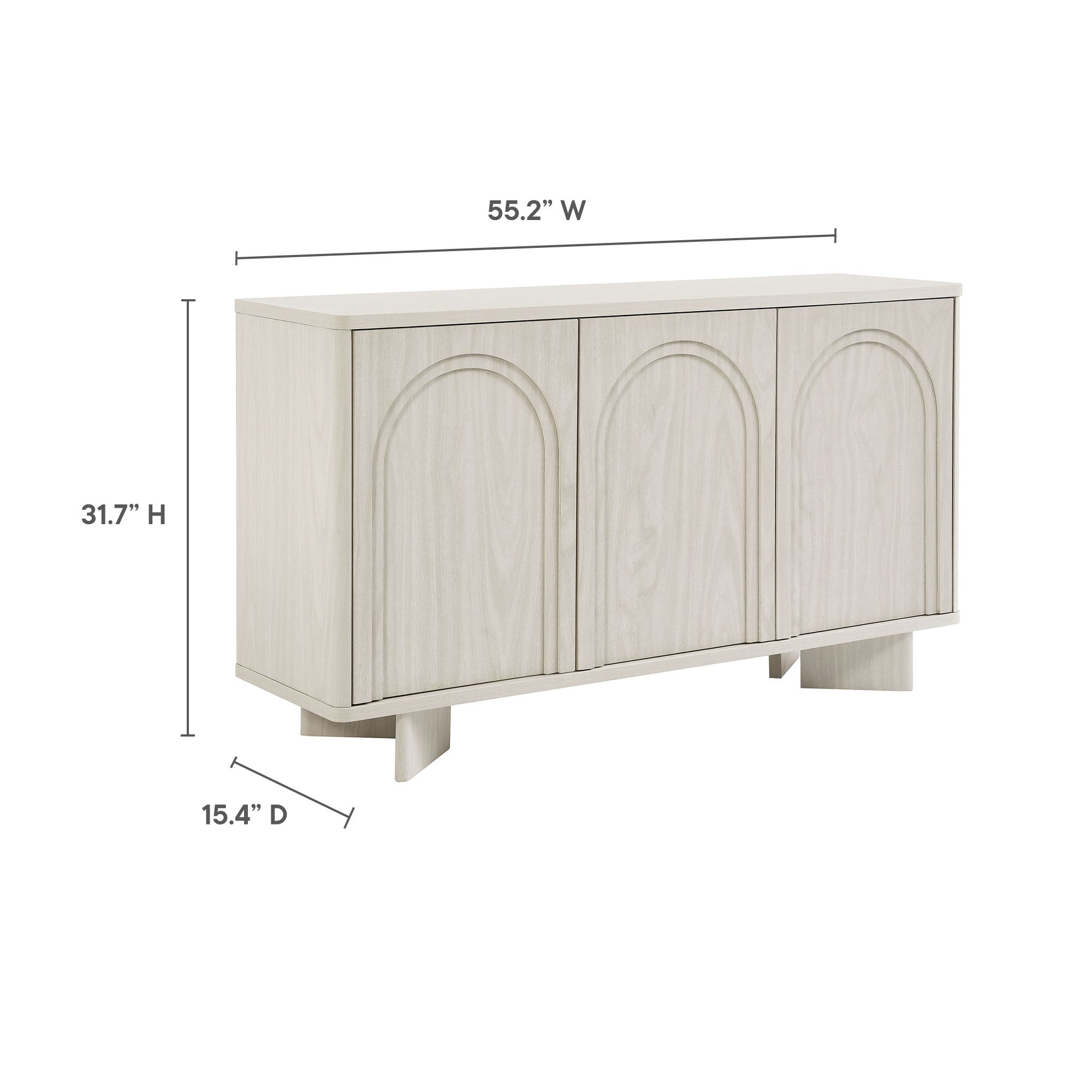 Flux Arched 3-Door Sideboard view 4