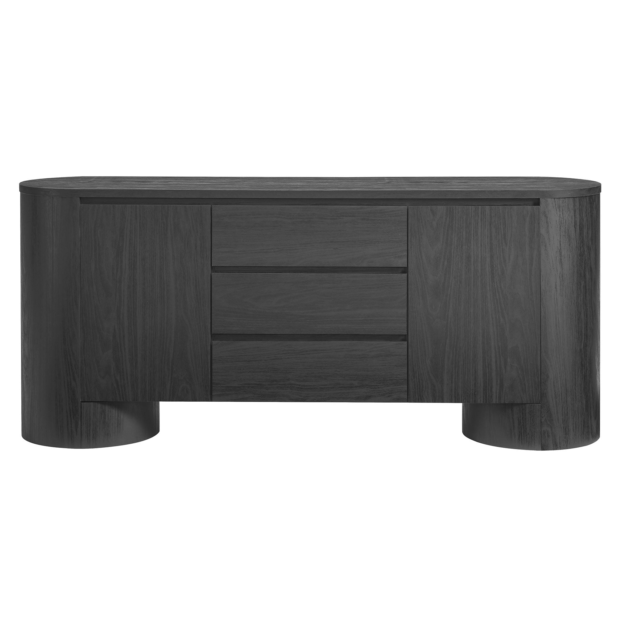 Duval 71″ Rounded Sideboard Storage Cabinet view 8