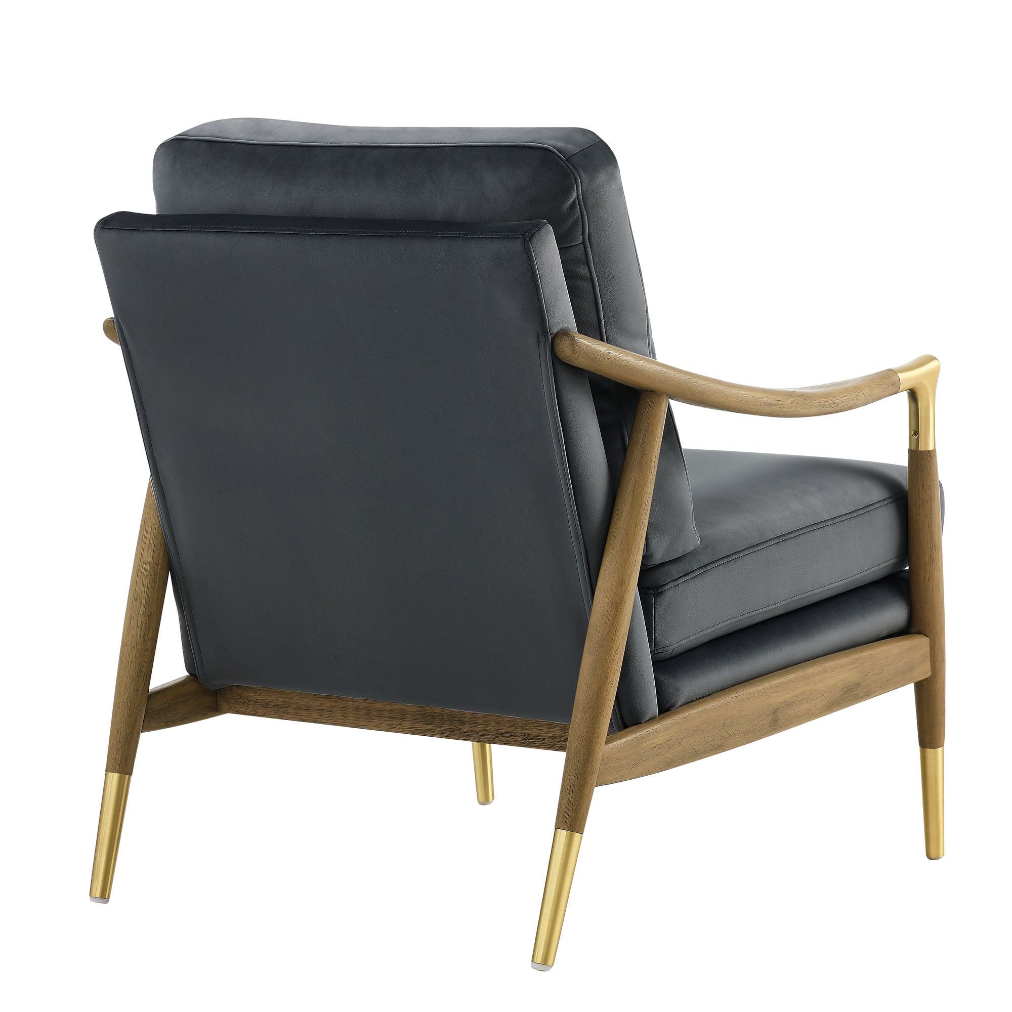 Langford Performance Velvet Accent Armchair view 7