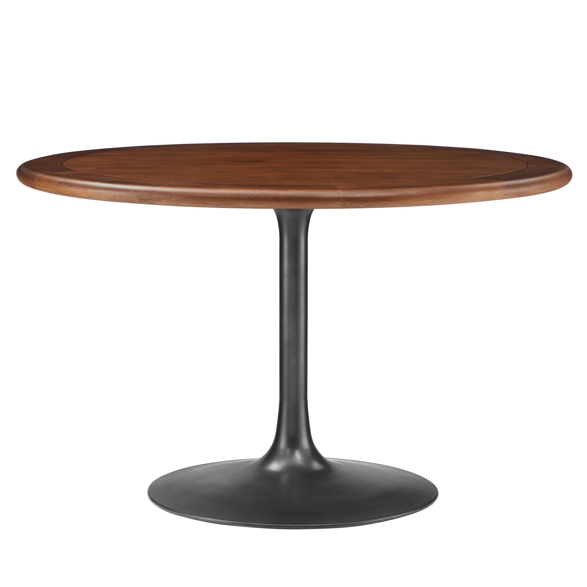 Lippa 48″ Round Pedestal Solid Wood Dining Table view 1