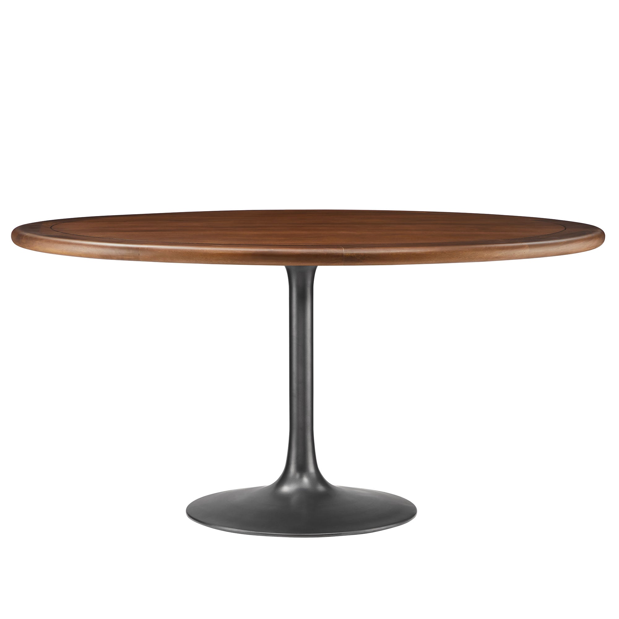 Lippa 60″ Round Pedestal Solid Wood Dining Table view 1