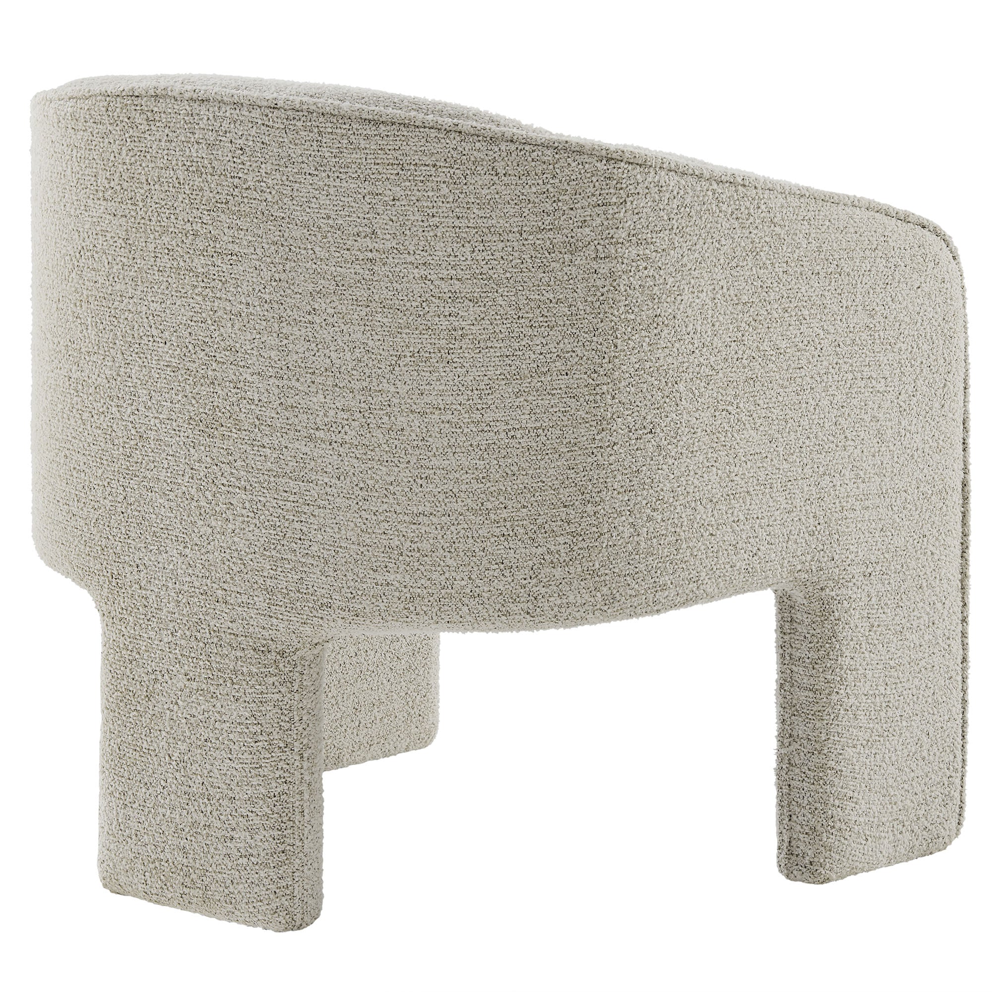 Greer Boucle Fabric Upholstered Accent Armchair view 7