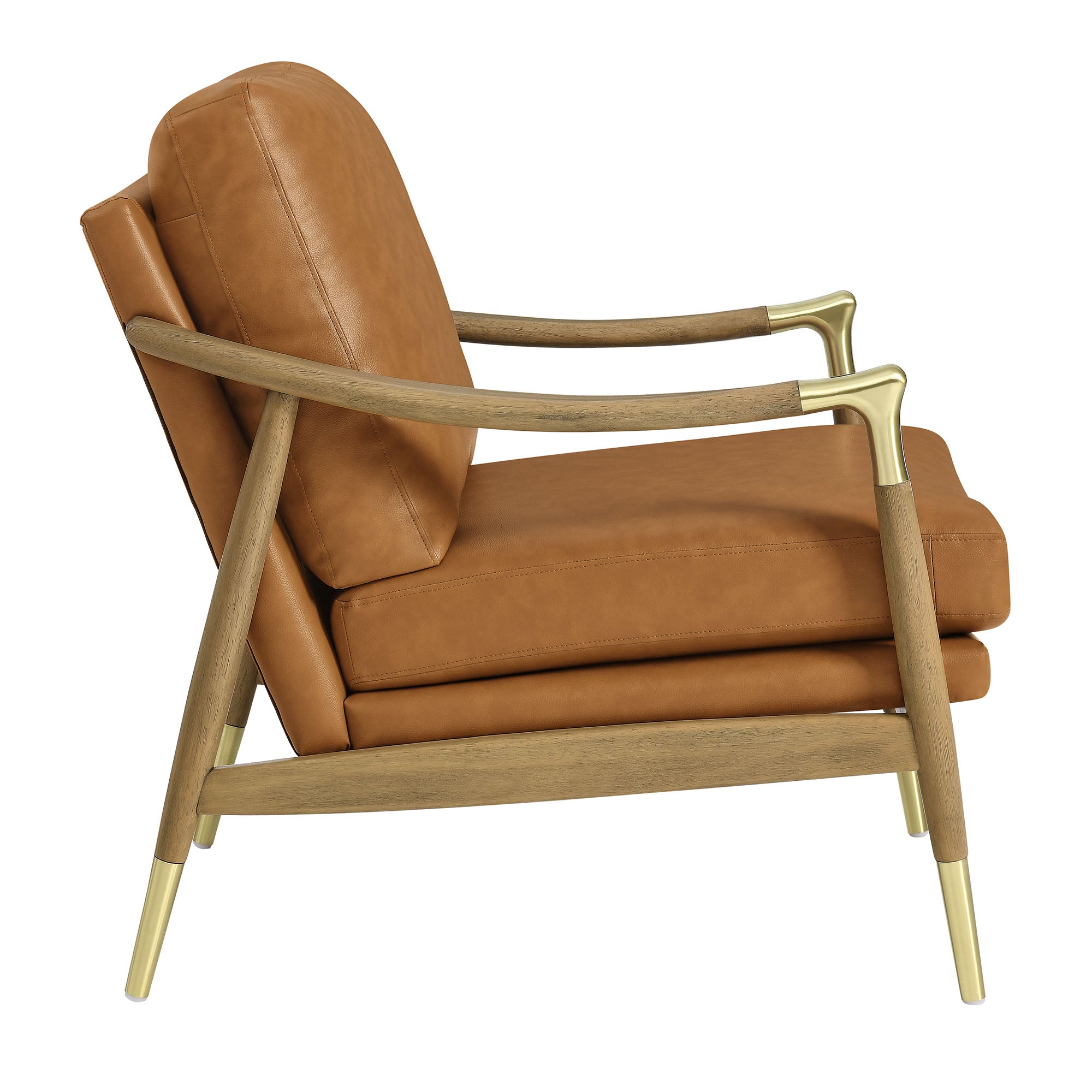 Langford Vegan Leather Accent Armchair view 7