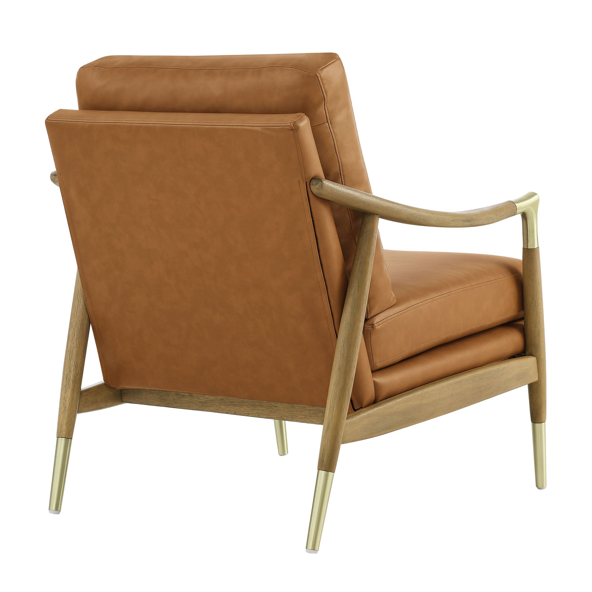 Langford Vegan Leather Accent Armchair view 8