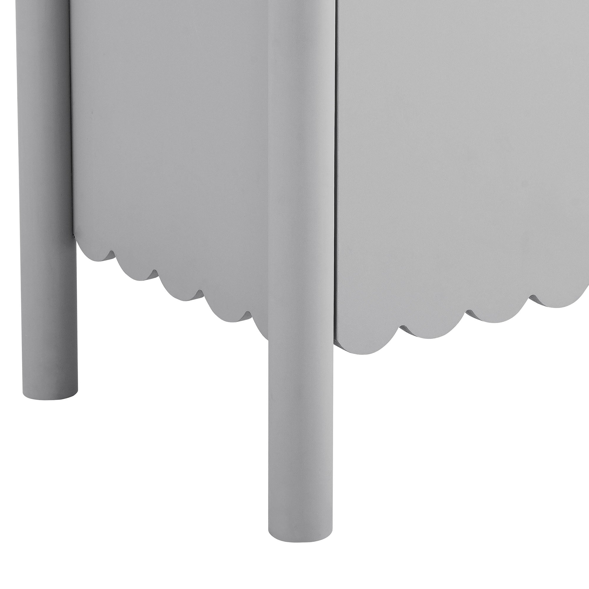 Emmeline 66" 4-Door Scalloped Sideboard Cabinet - Image 10