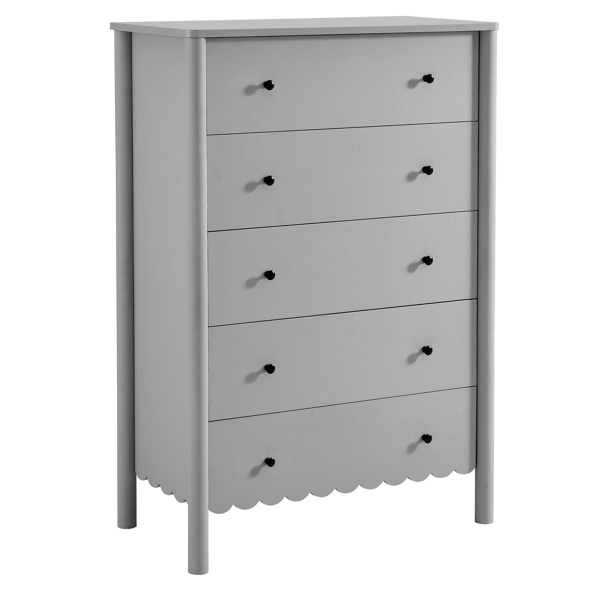 Emmeline Scalloped 5-Drawer Chest view 1