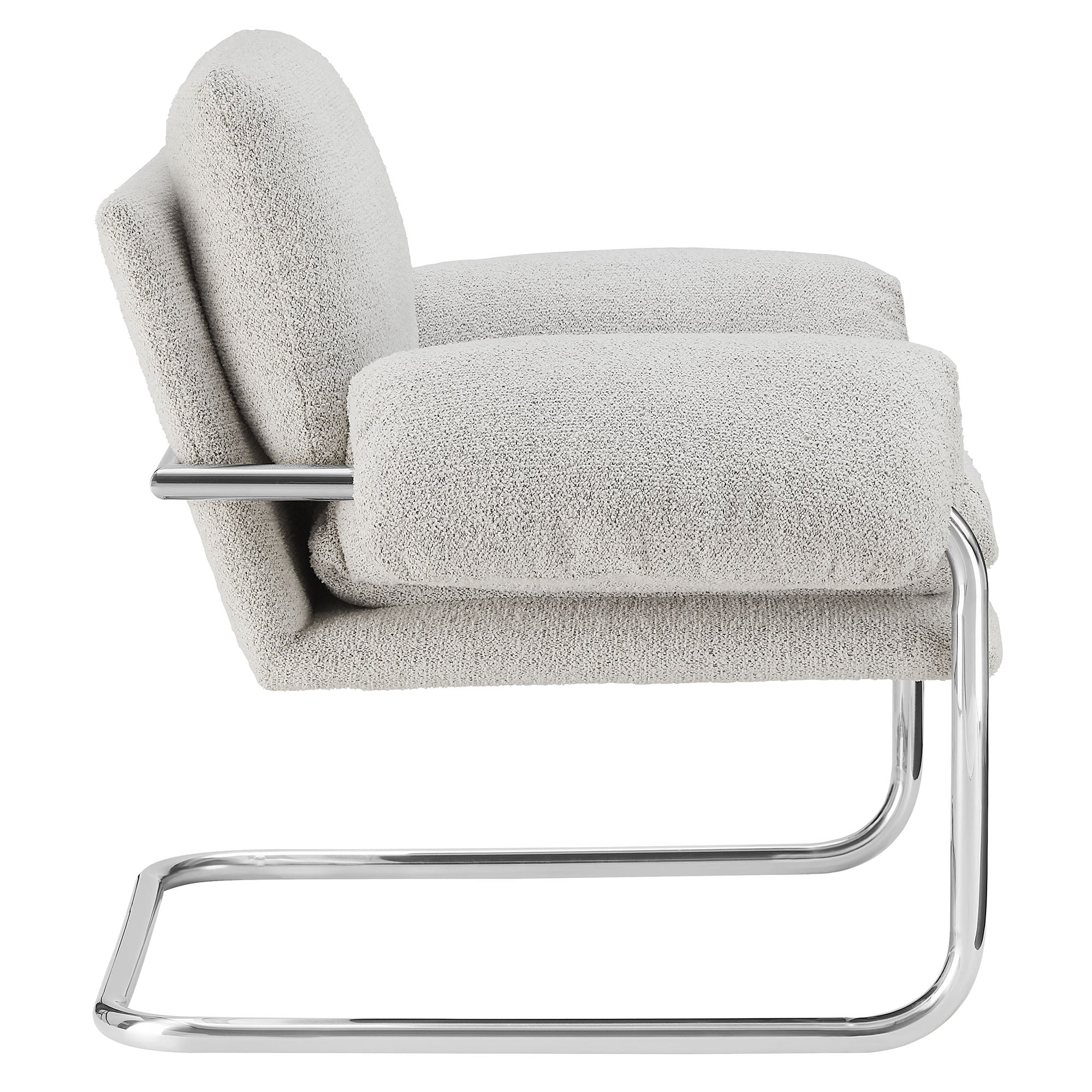 Ansel Boucle Fabric Accent Chair view 6