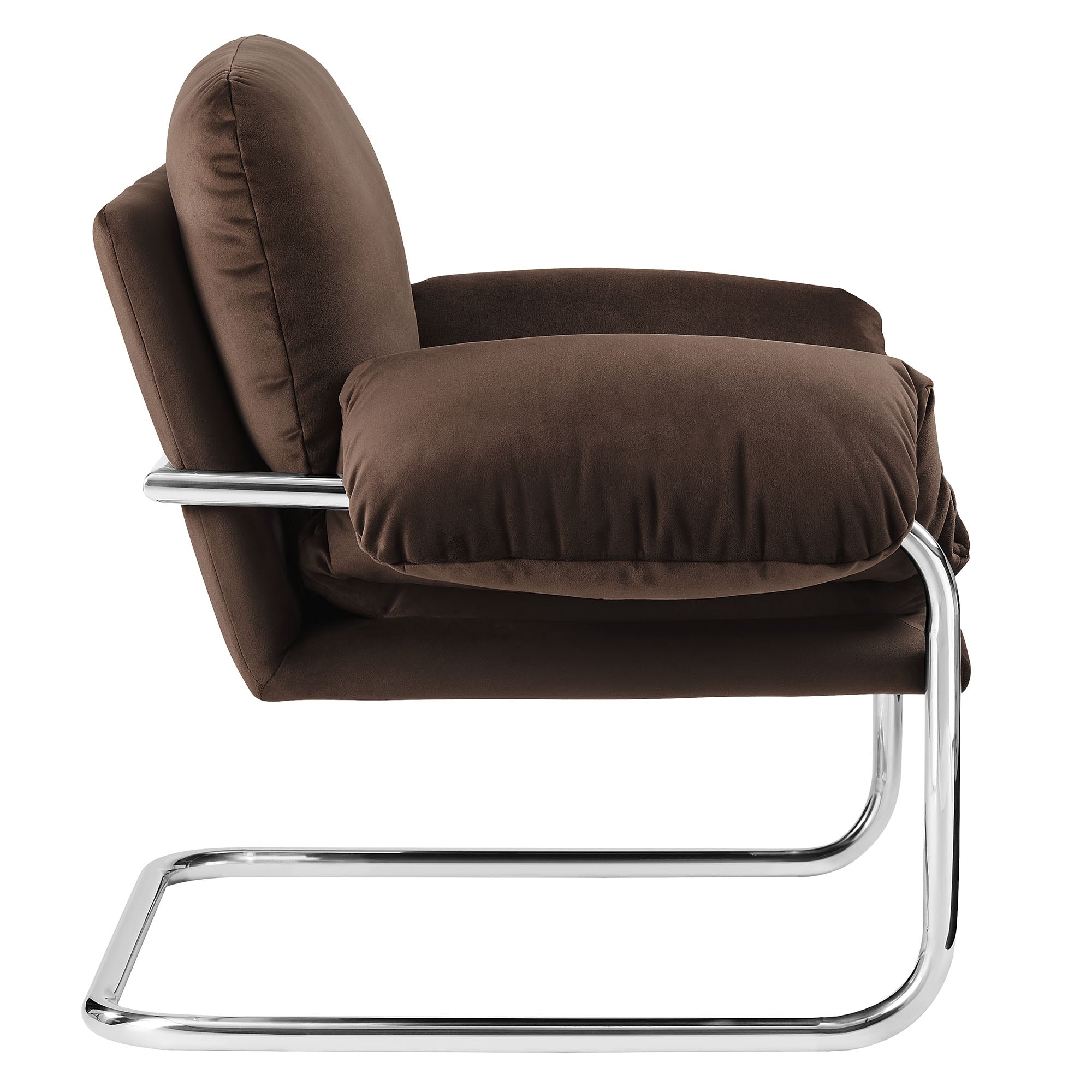 Ansel Performance Velvet Accent Chair view 6