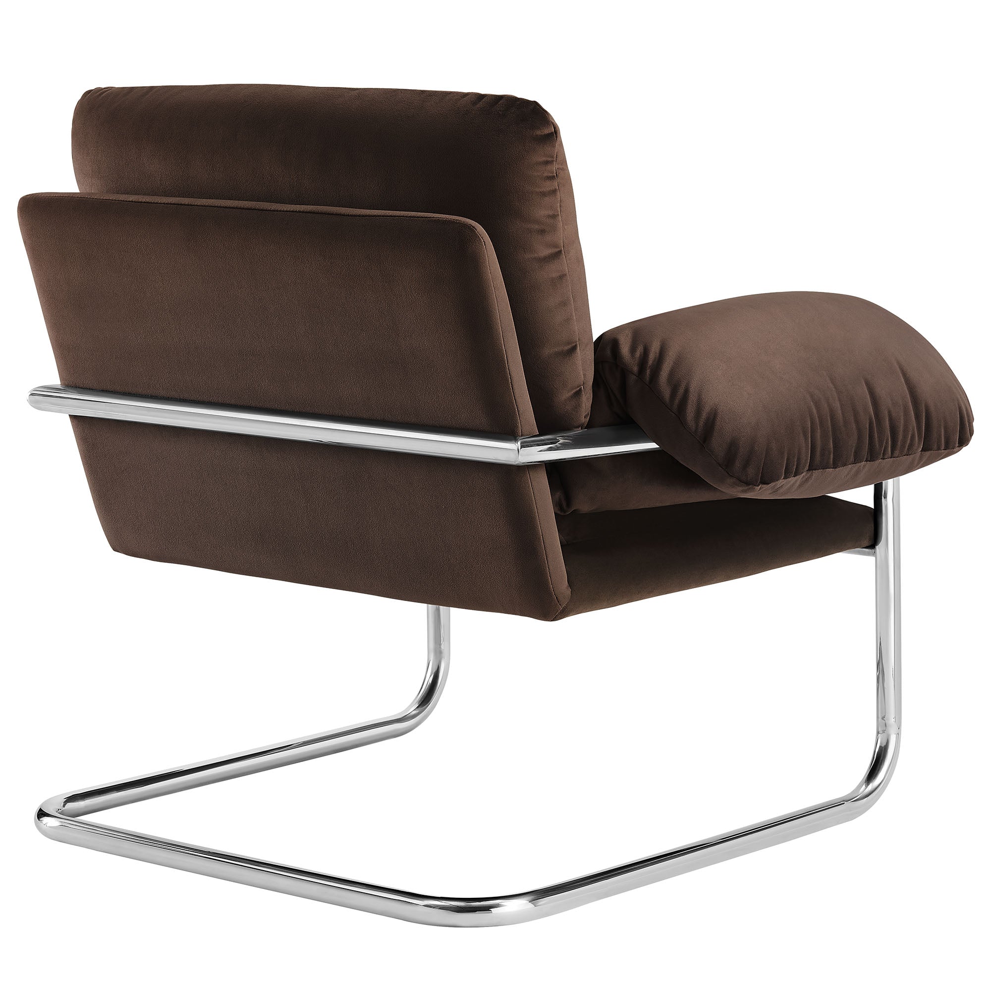 Ansel Performance Velvet Accent Chair view 7