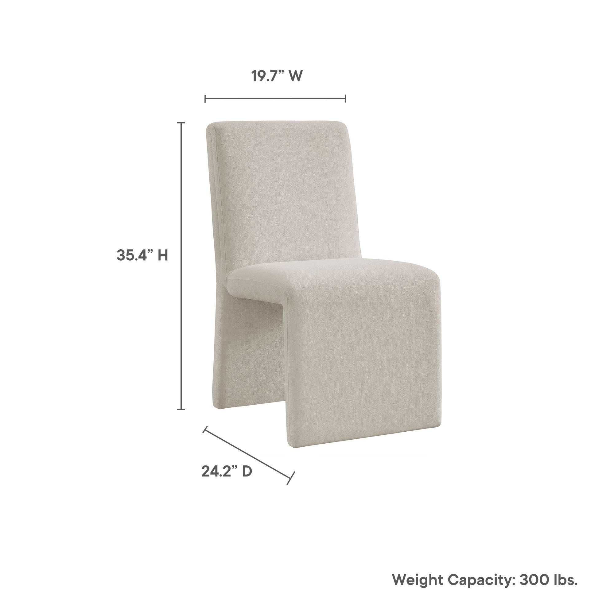 Emory Fabric Upholstered Dining Side Chair view 4