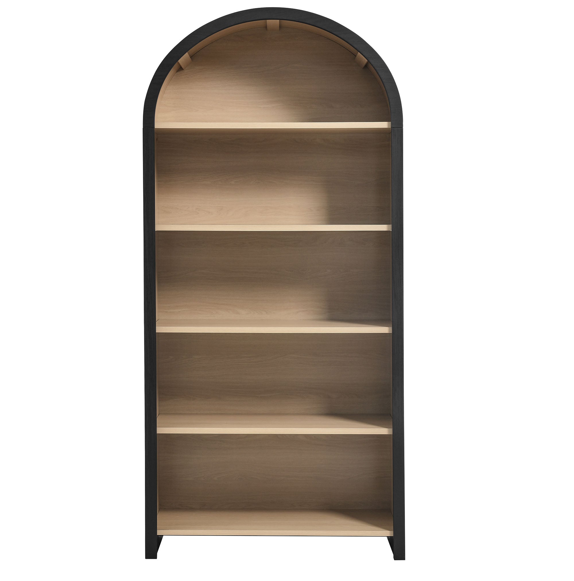 Evie Arched Wide Bookcase Display Cabinet view 7