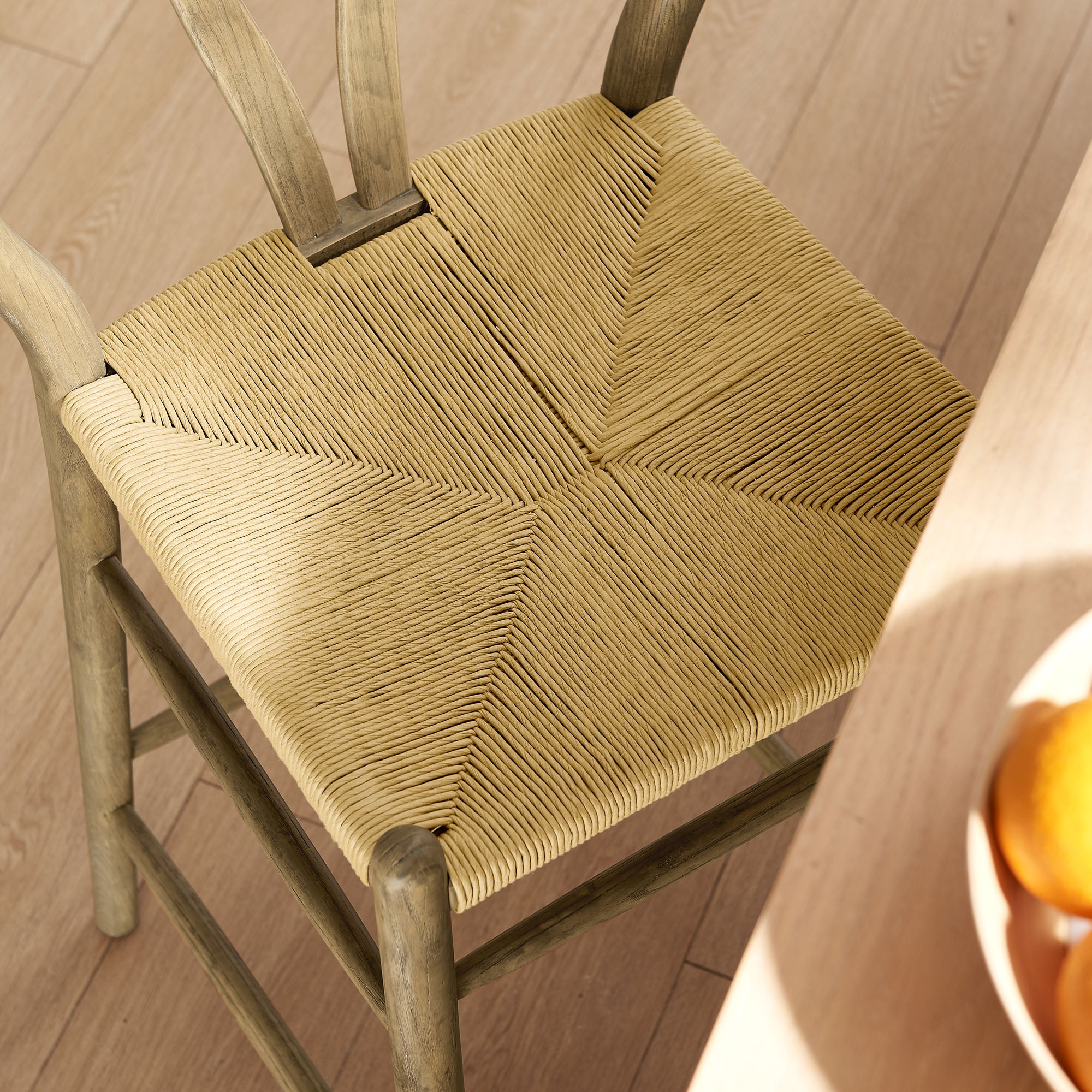 Amish Wood Bar Stool view 5