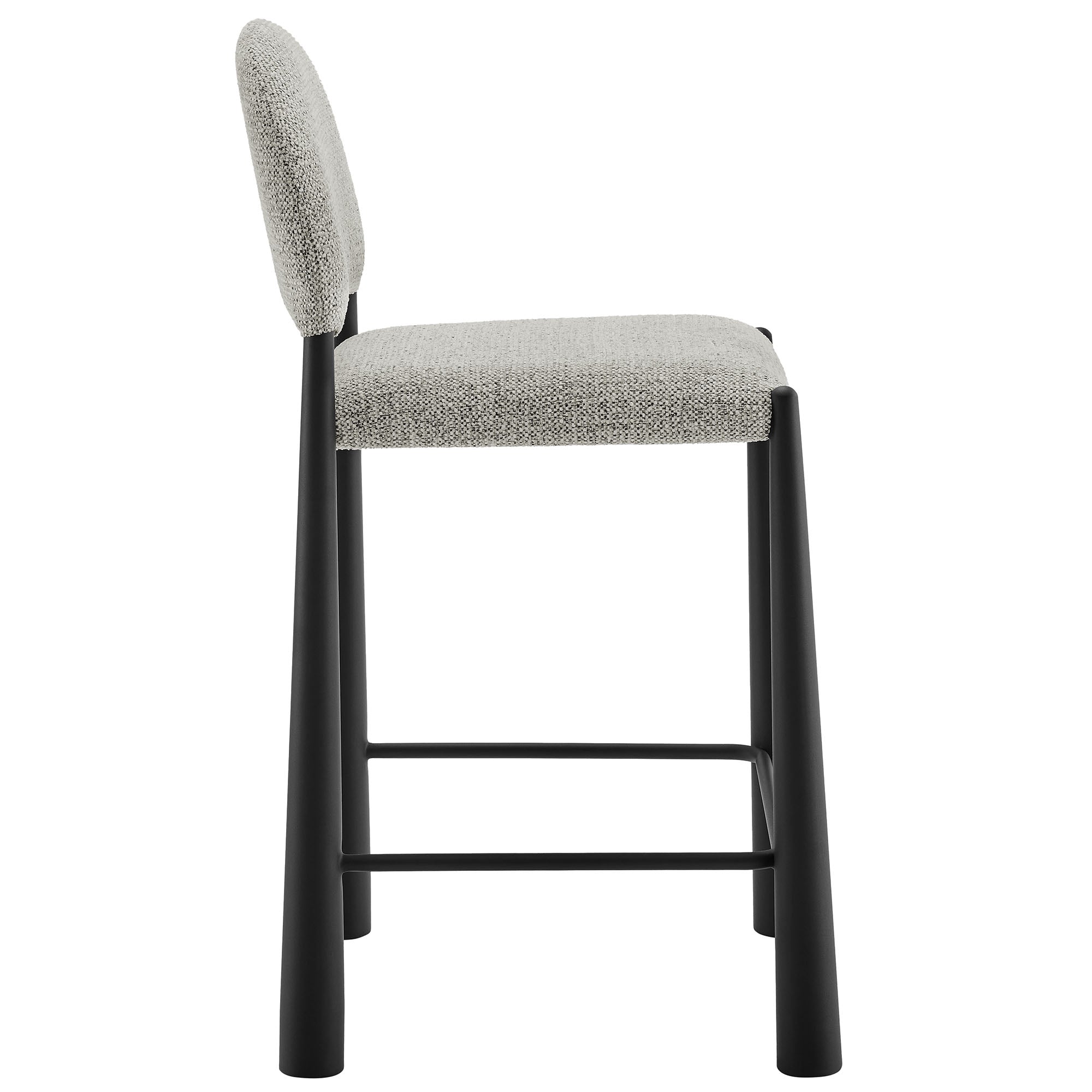 Hayley Upholstered Fabric Counter Stool - Image 7