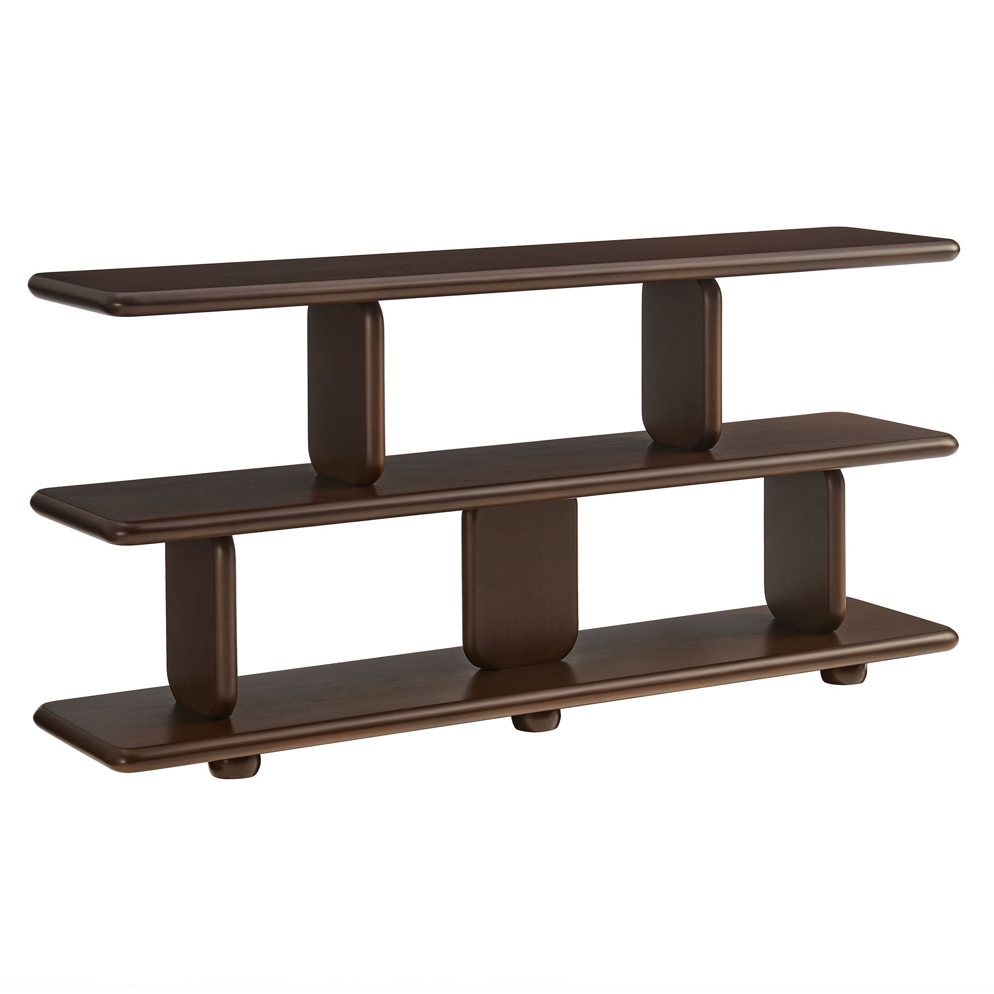 Lyle Sculptural 2-Tier Bookshelf view 1