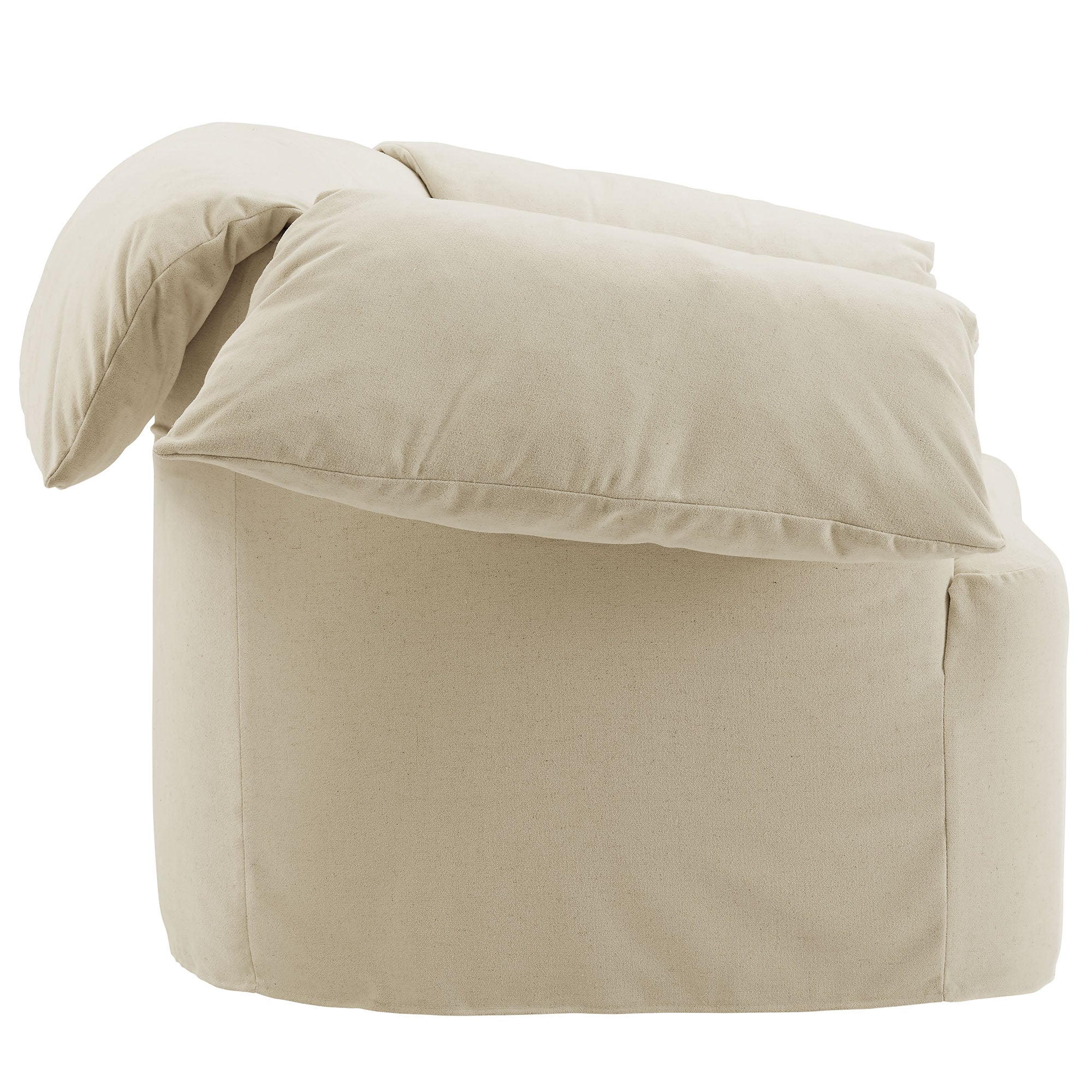 Lark Slipcovered Fabric Oversized Armchair view 6