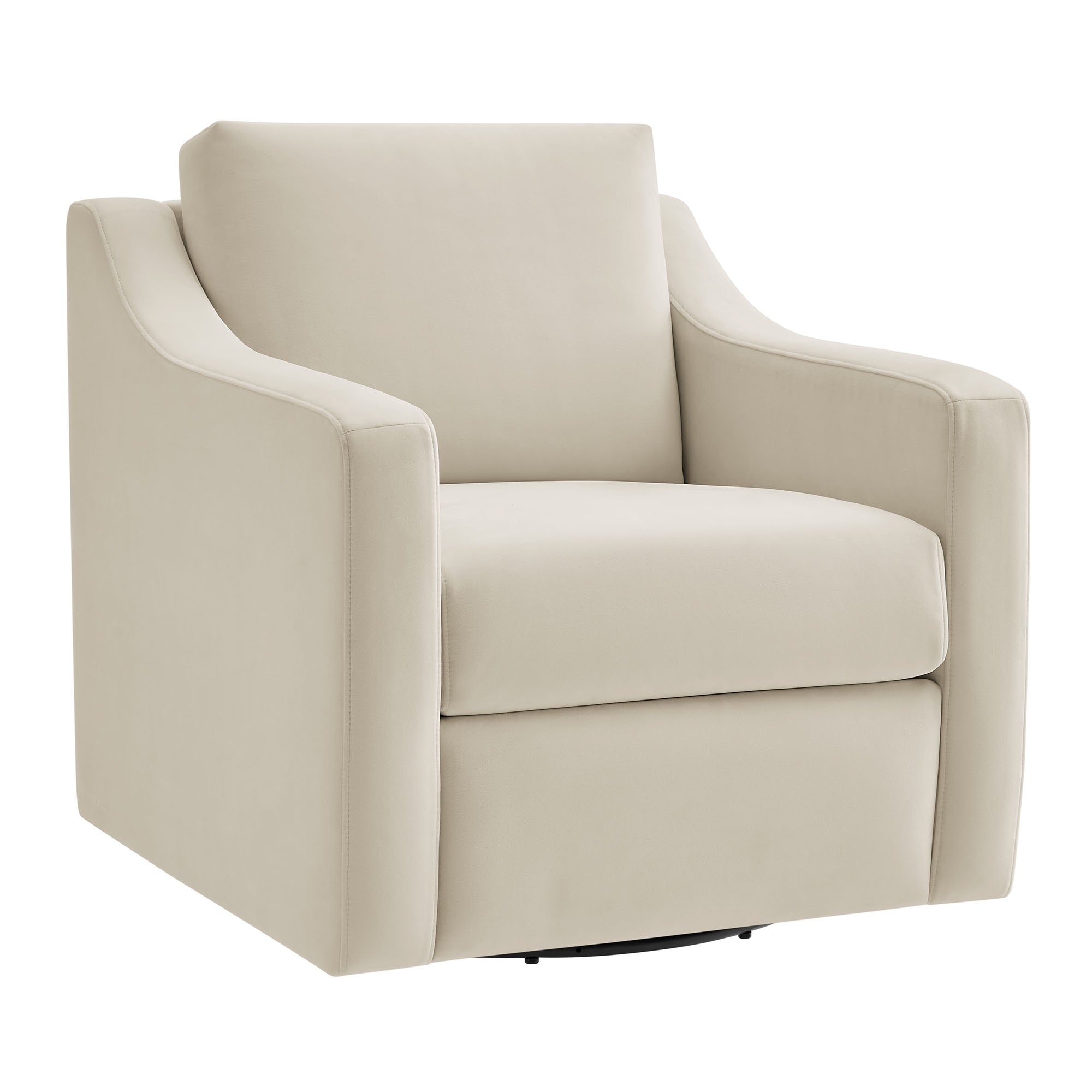 Liora Performance Velvet Armchair view 1