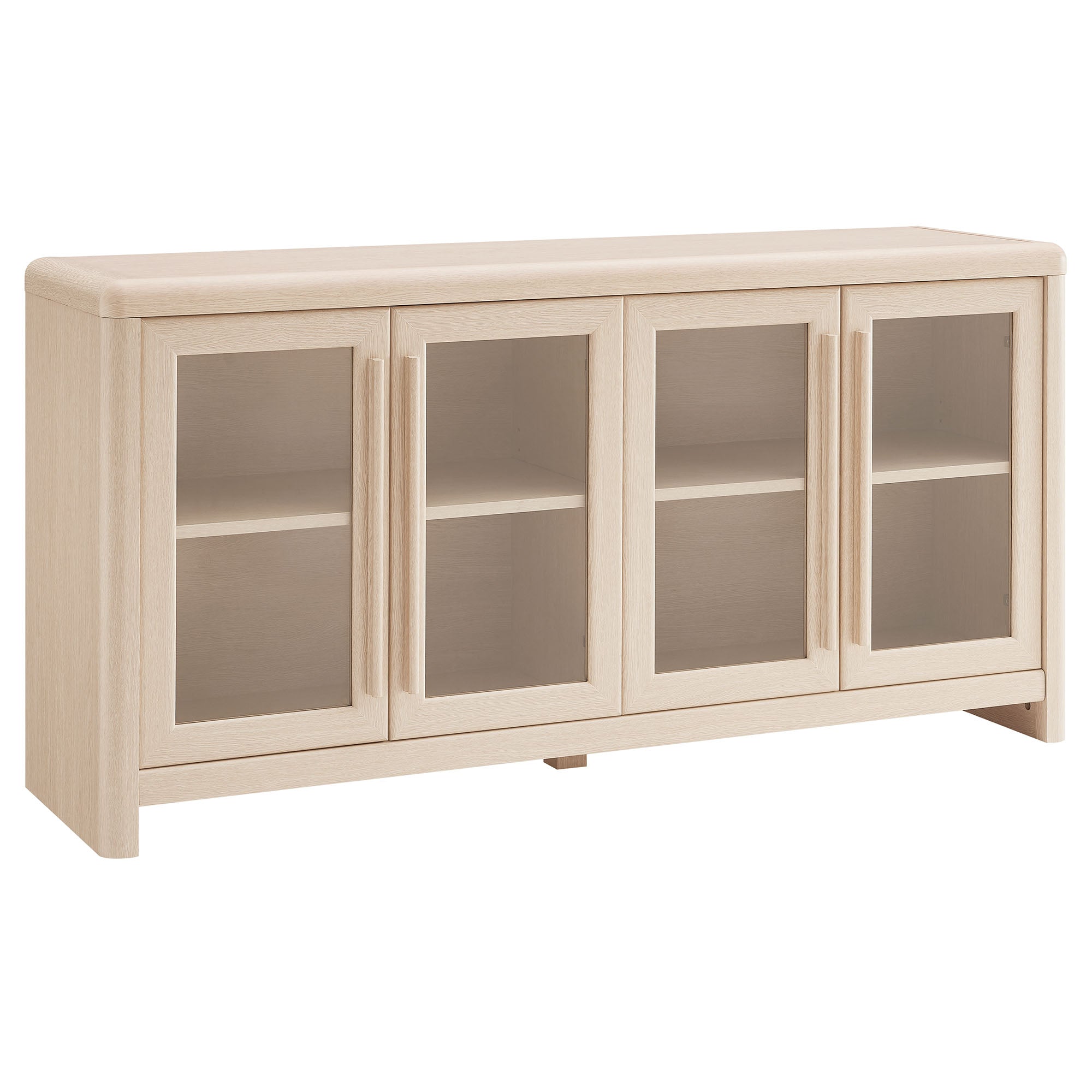 Evren 4-Door Sideboard Storage Display Cabinet view 1