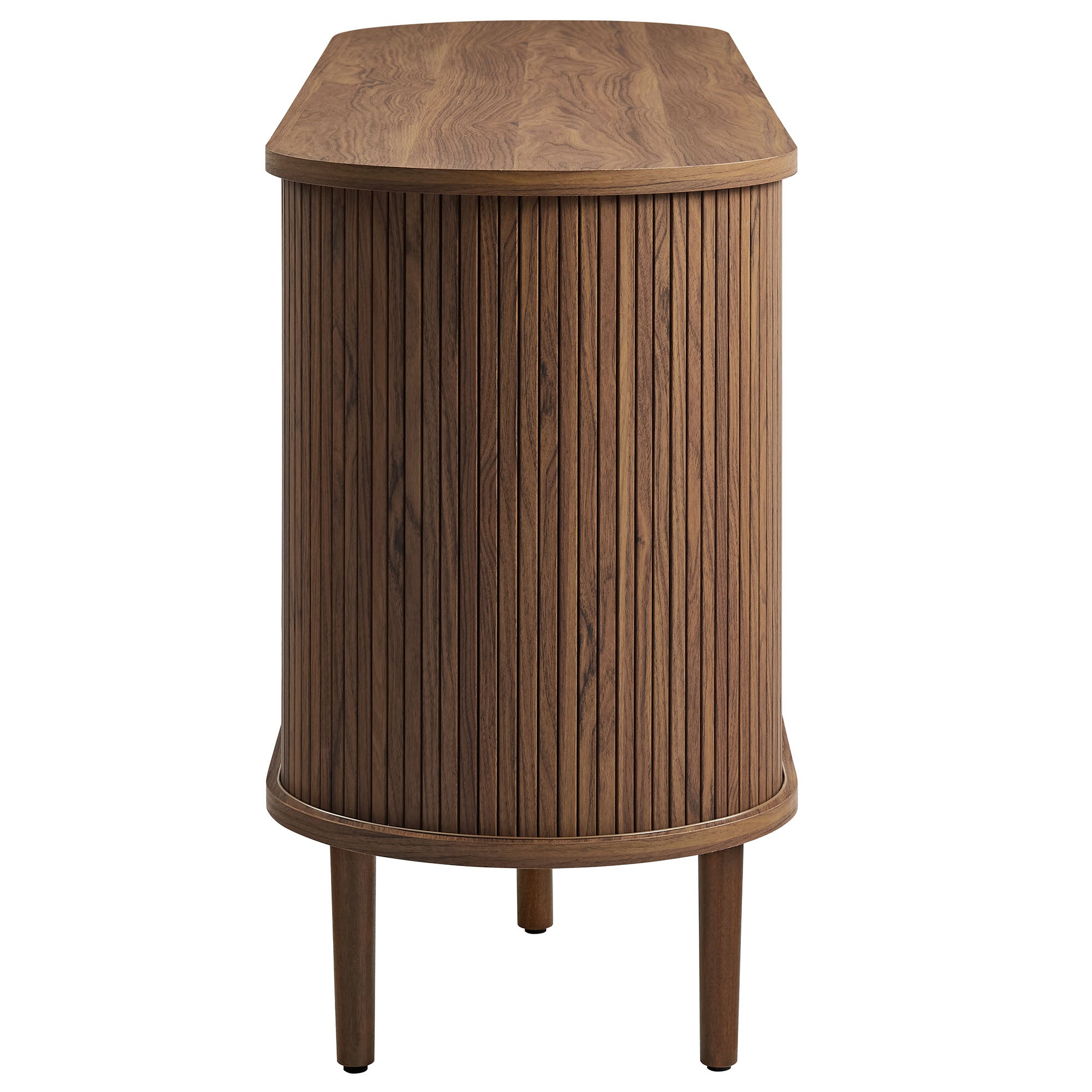 Harlan 67" Fluted Oval Sideboard Cabinet - Image 9