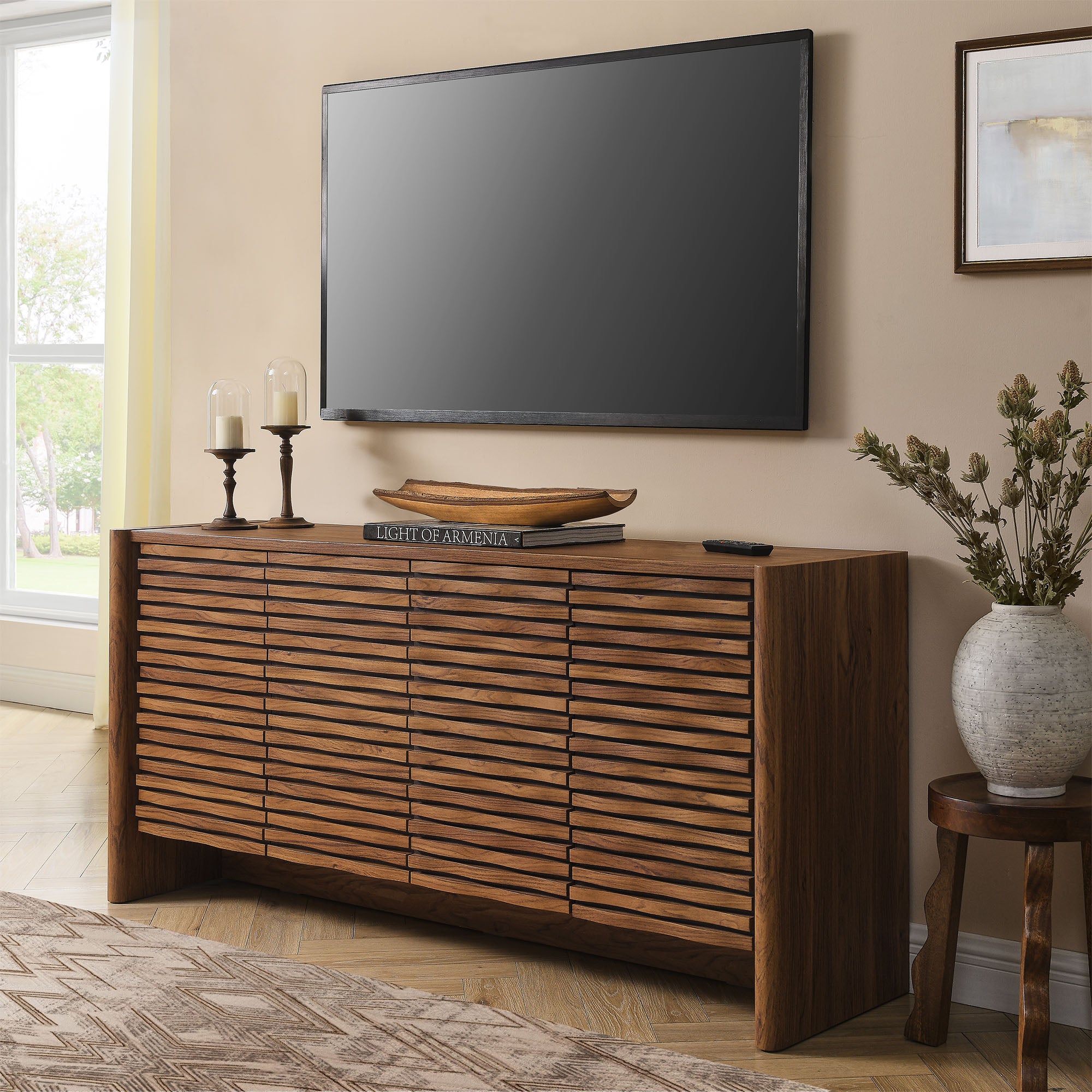 Emric Wave 66″ 4-Door Sideboard view 5