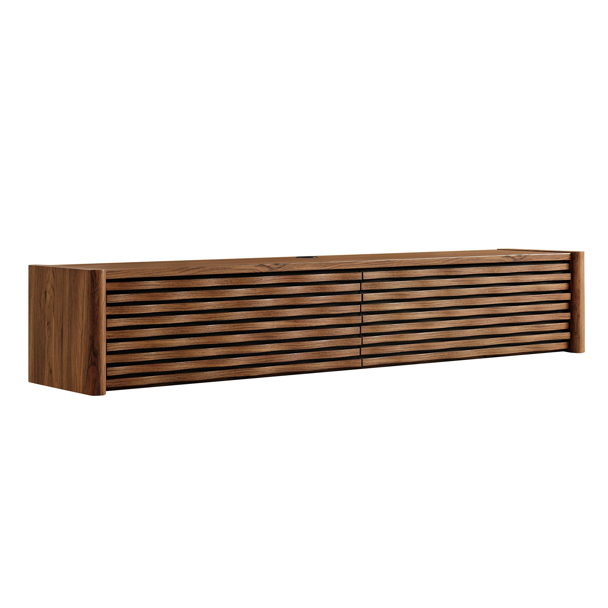 Emric Wave 71″ Wall-Mounted TV Cabinet view 1