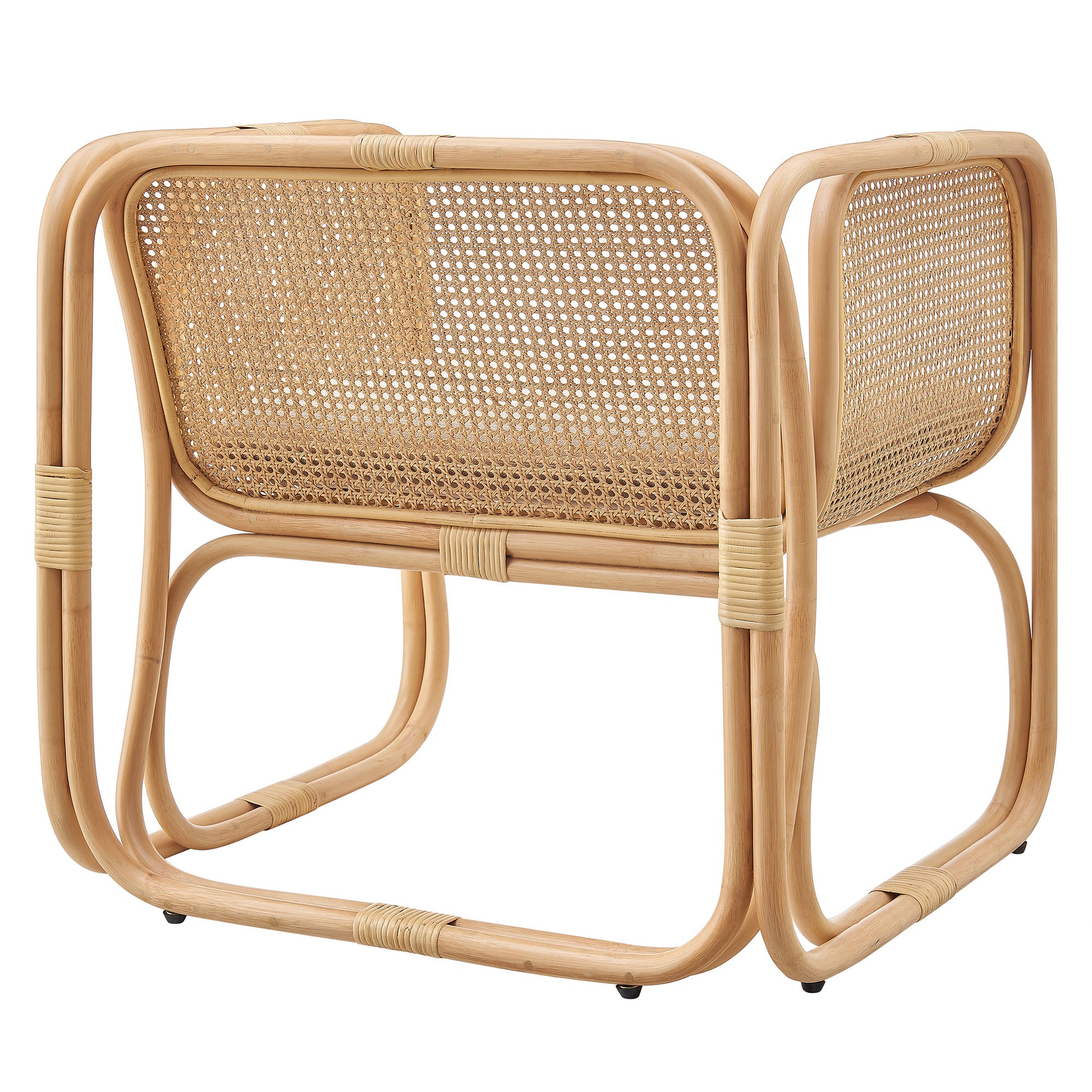 Ellis Natural Rattan Accent Armchair view 7