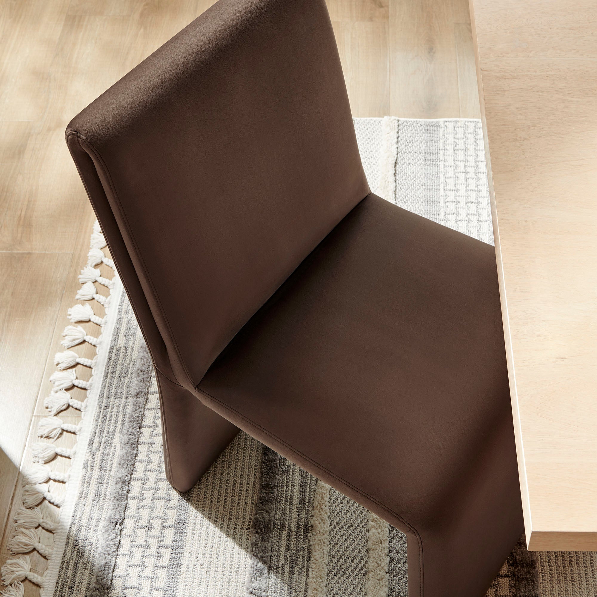 Emory Upholstered Performance Velvet Dining Side Chair view 5