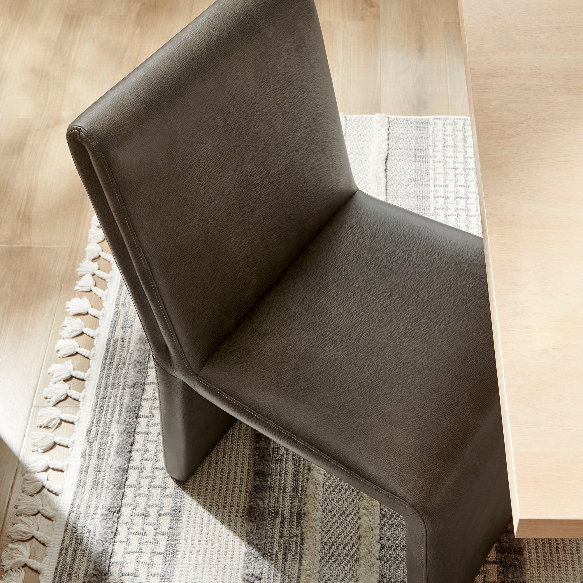 Emory Vegan Leather Dining Side Chair view 5